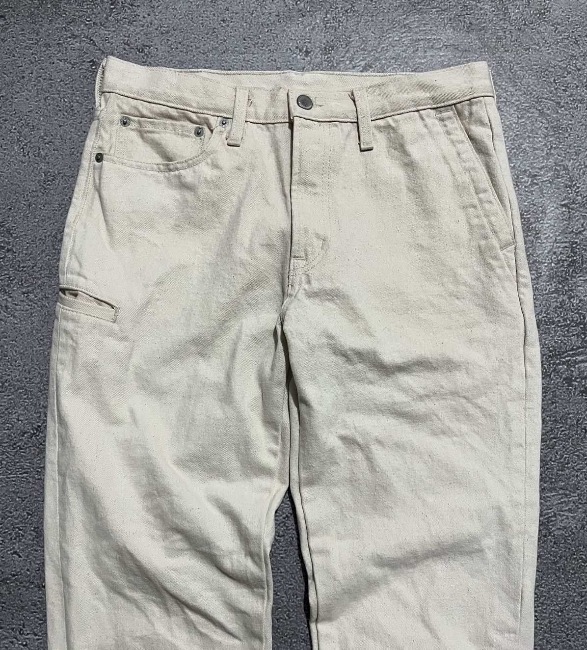 GU × Maison MIHARA YASUHIRO MAISON MIHARAYASUHIRO X GU GOOD INSPIRATION DENIM JEANS Size US 29 - 2 Thumbnail