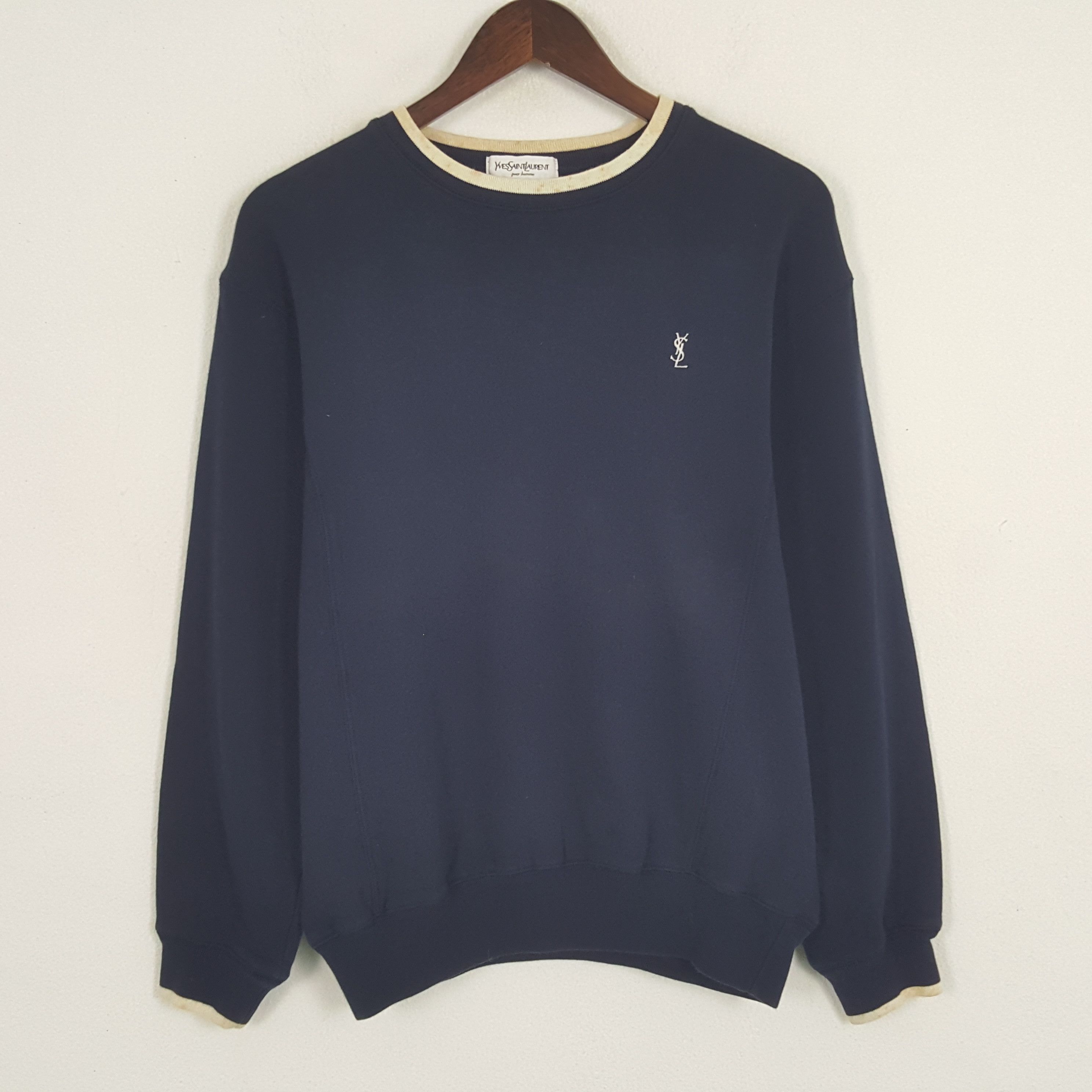 Vintage × Yves Saint Laurent Vintage Yves Saint Laurent Japan Sweatshirt Size US M / EU 48-50 / 2 - 1 Thumbnail