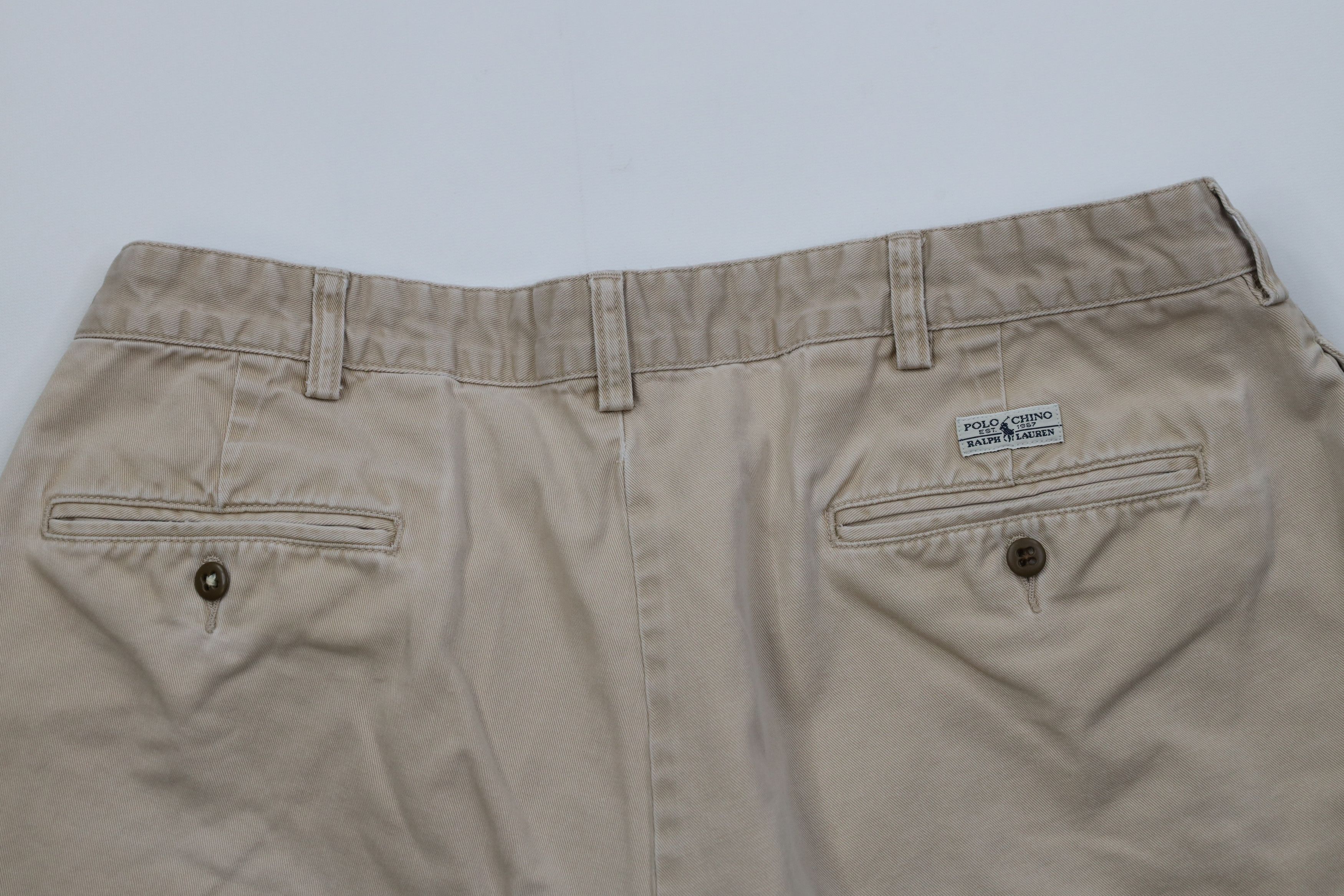 Ralph Lauren Vintage 90s Ralph Lauren Above Knee Chino Shorts Cotton Size US 36 / EU 52 - 12 Thumbnail