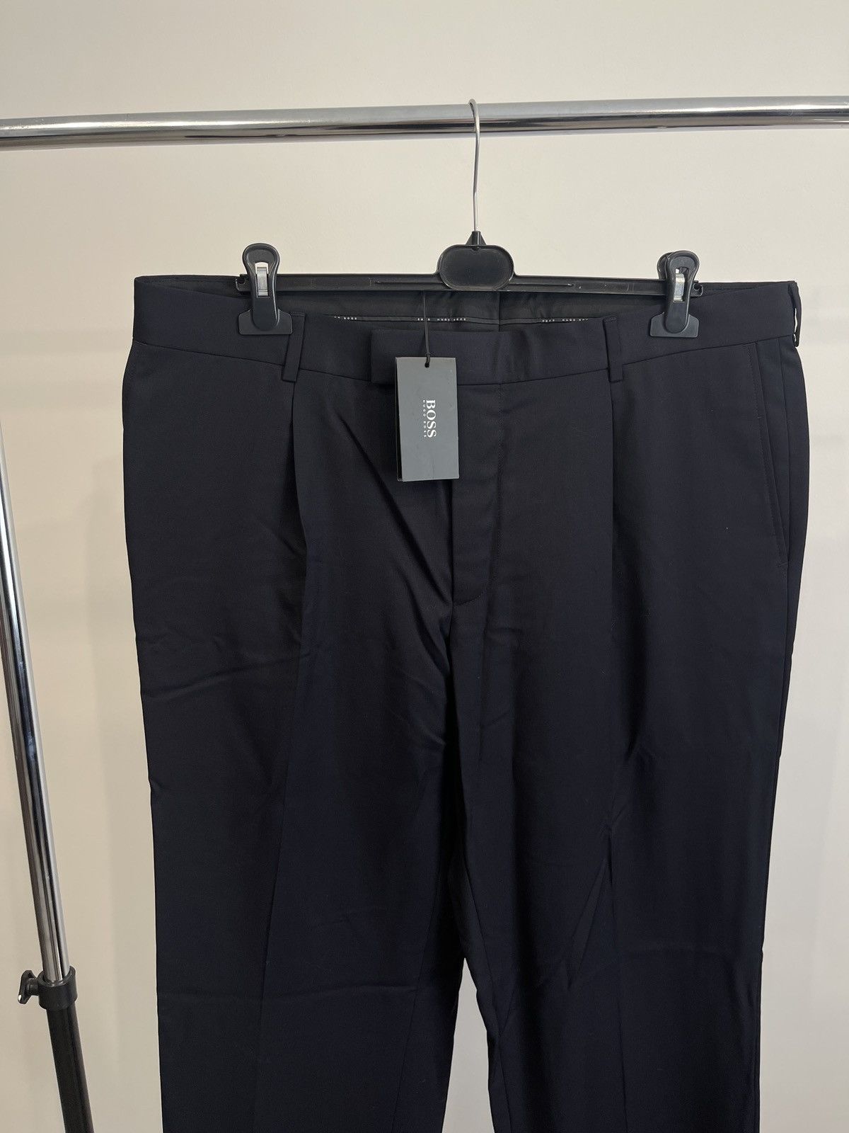 Hugo Boss Vintage classic pants trousers black new size XXL Size 48R - 2 Thumbnail