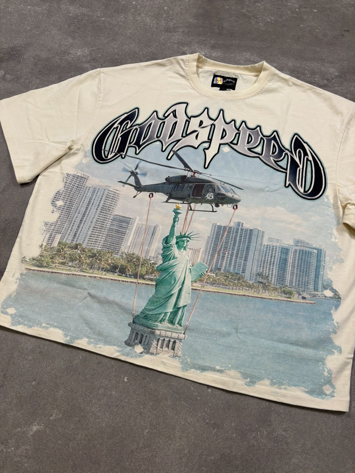 Godspeed Godspeed JFK to MIA Shirt, White Size US M / EU 48-50 / 2 - 3 Thumbnail