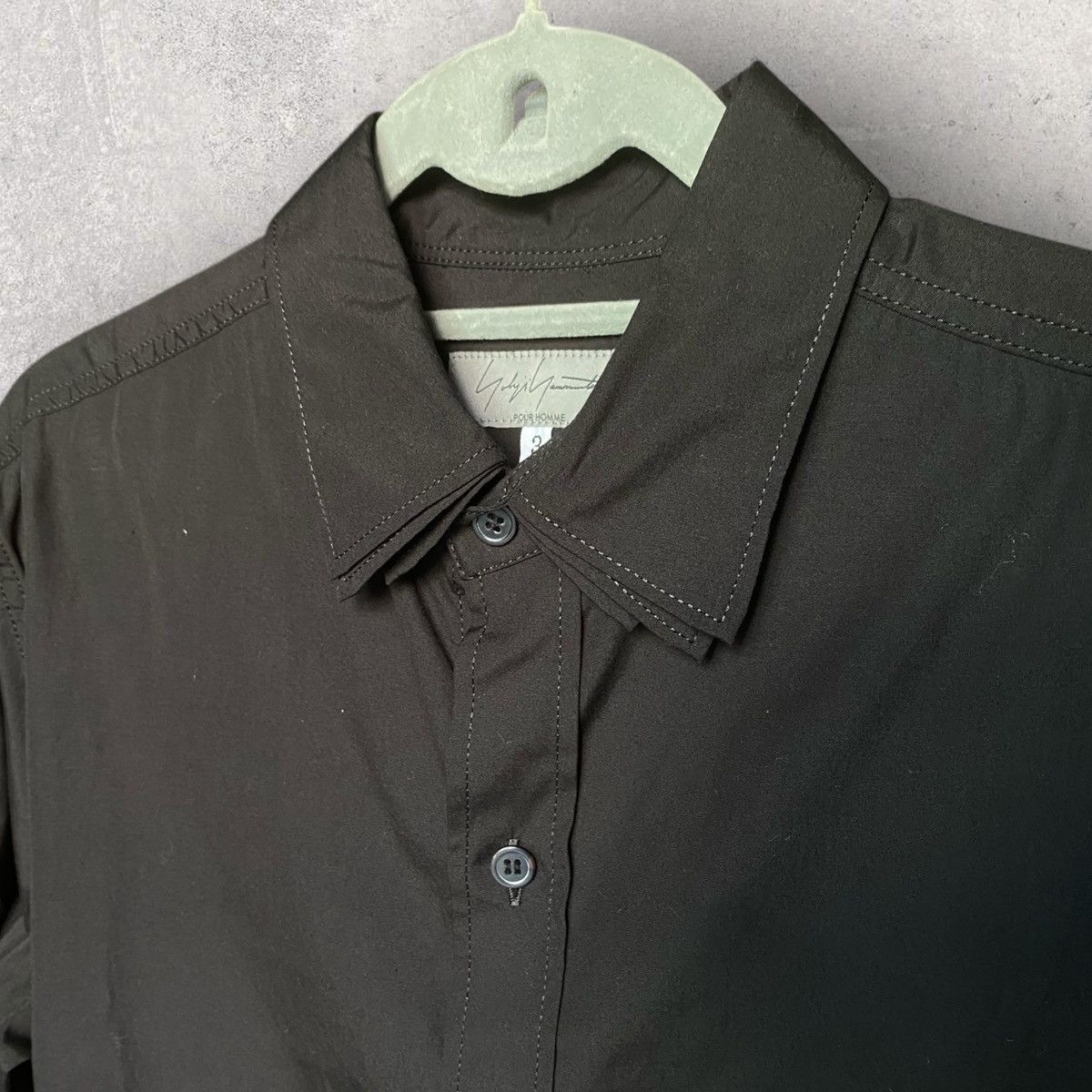 Yohji Yamamoto AW24 Triple Collar Oversize Shirt Size US M / EU 48-50 / 2 - 1 Thumbnail