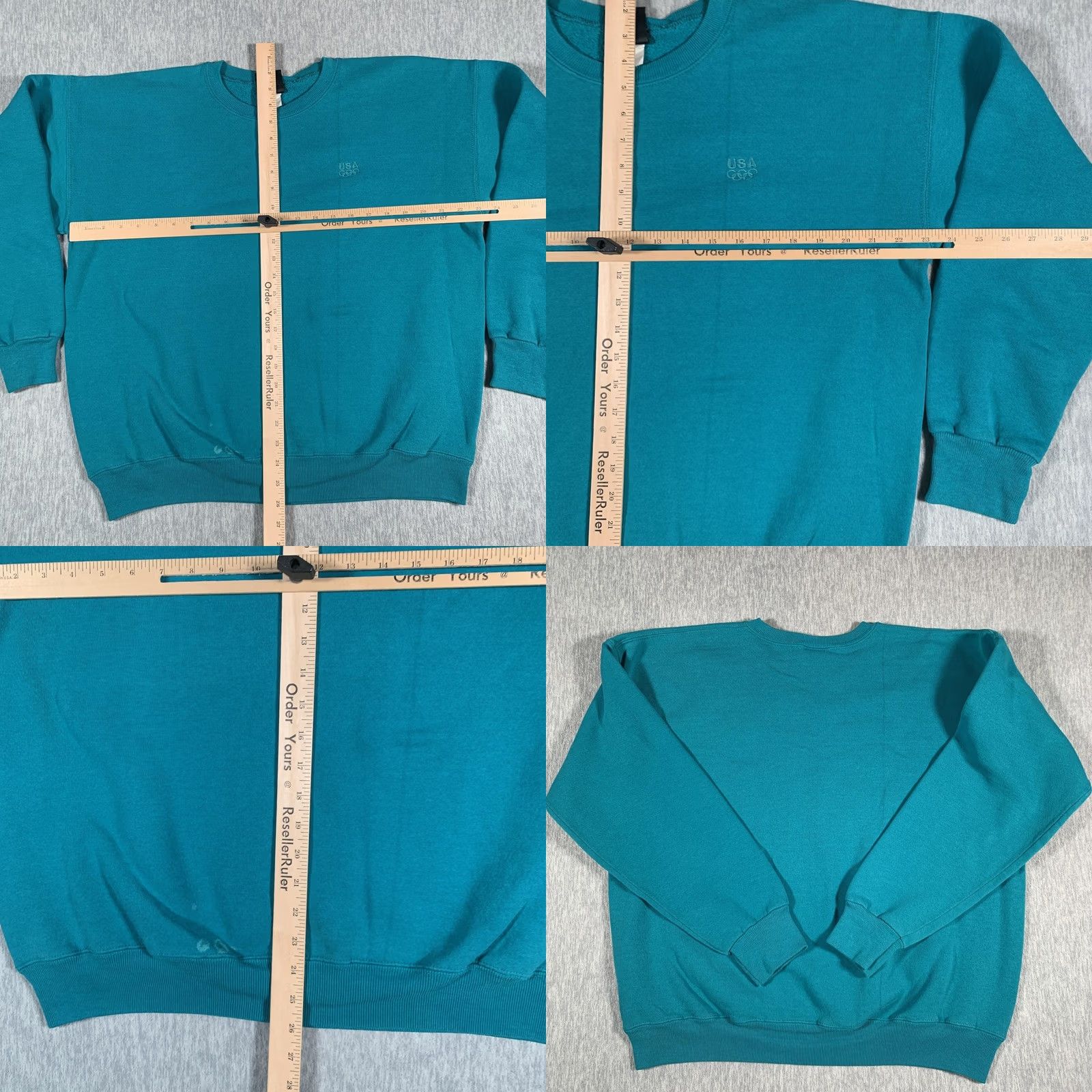 JCPenney Vintage USA Olympics Sweatshirt Mens Large Teal Crewneck JCPenney Size US XL / EU 56 / 4 - 8 Thumbnail