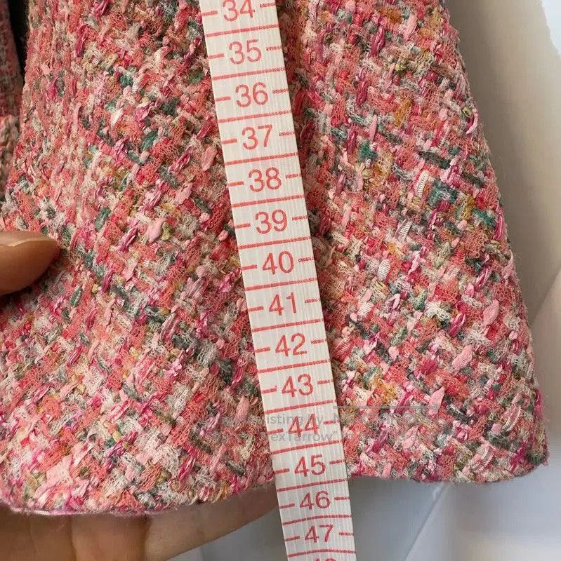 Chanel Chanel Spring Autumn Coral Red Cotton Cardigan . Size S / US 4 / IT 40 - 9 Thumbnail