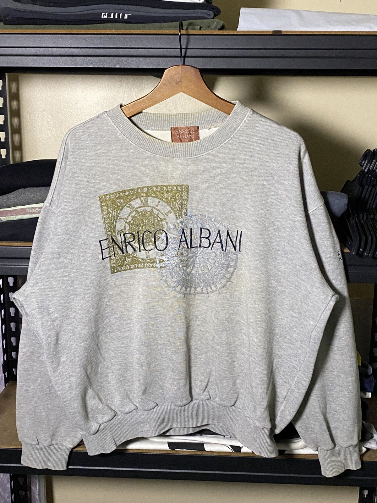 Other Y2K Enrico Albani Sweatshirt Size US L / EU 52-54 / 3 - 1 Thumbnail