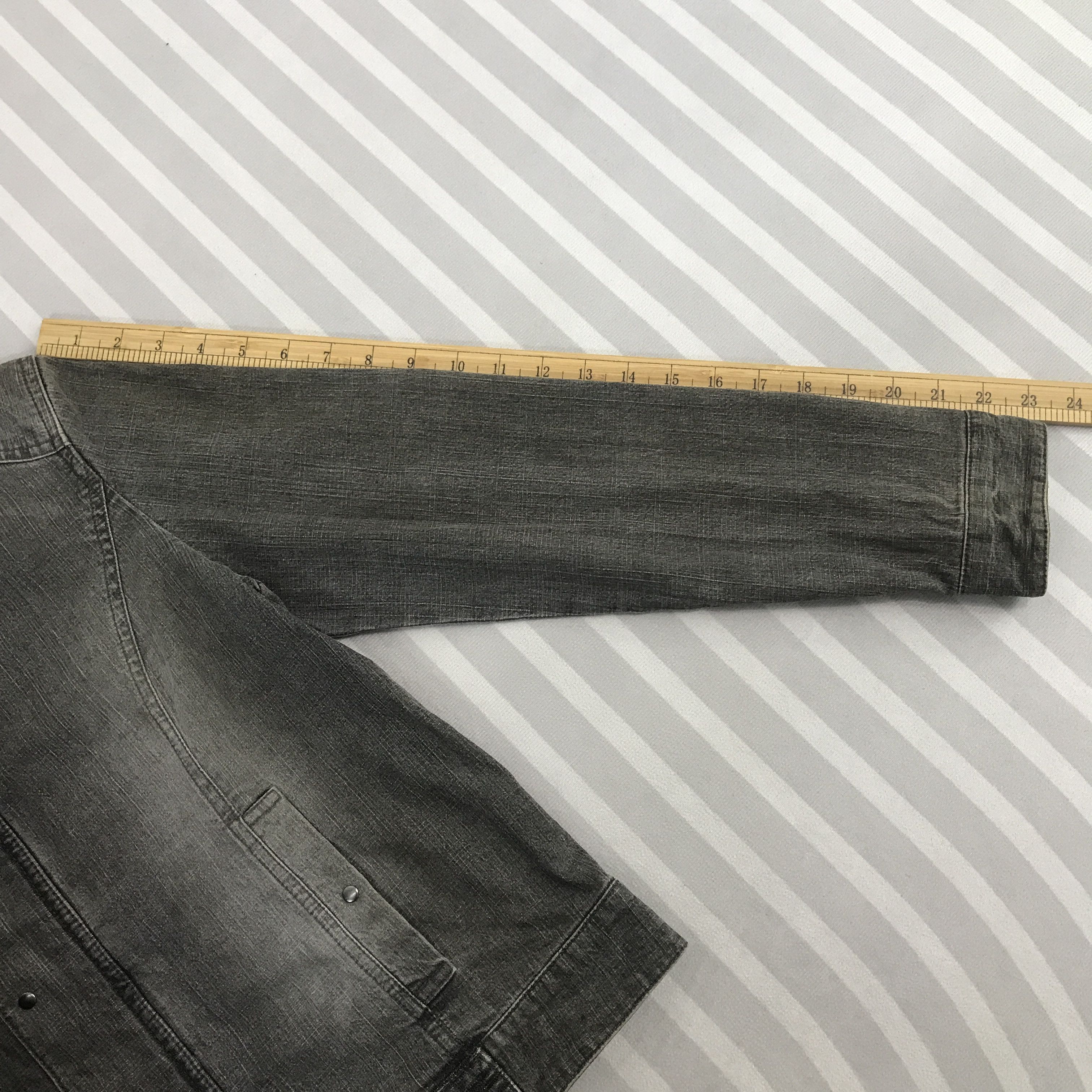 Japanese Brand × Vintage Vintage Vent De mer black Denim faded Jacket Size US M / EU 48-50 / 2 - 6 Thumbnail