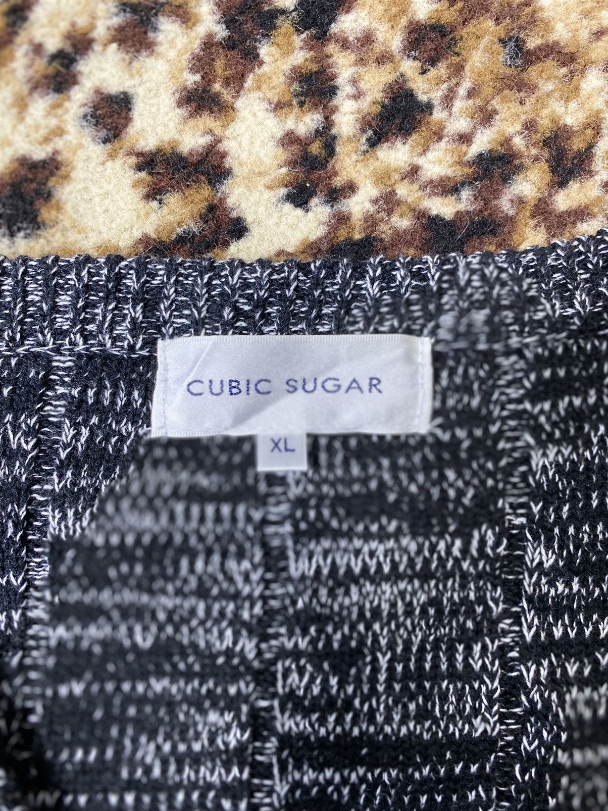 Beauty Beast × Japanese Brand Knitwear japanese-Stripe Cubic Sugar nunbernine style Size US XL / EU 56 / 4 - 4 Thumbnail