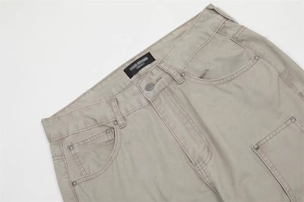 Japanese Brand × Jean American high street casual workwear patchwork flared jeans Size US 31 - 3 Thumbnail