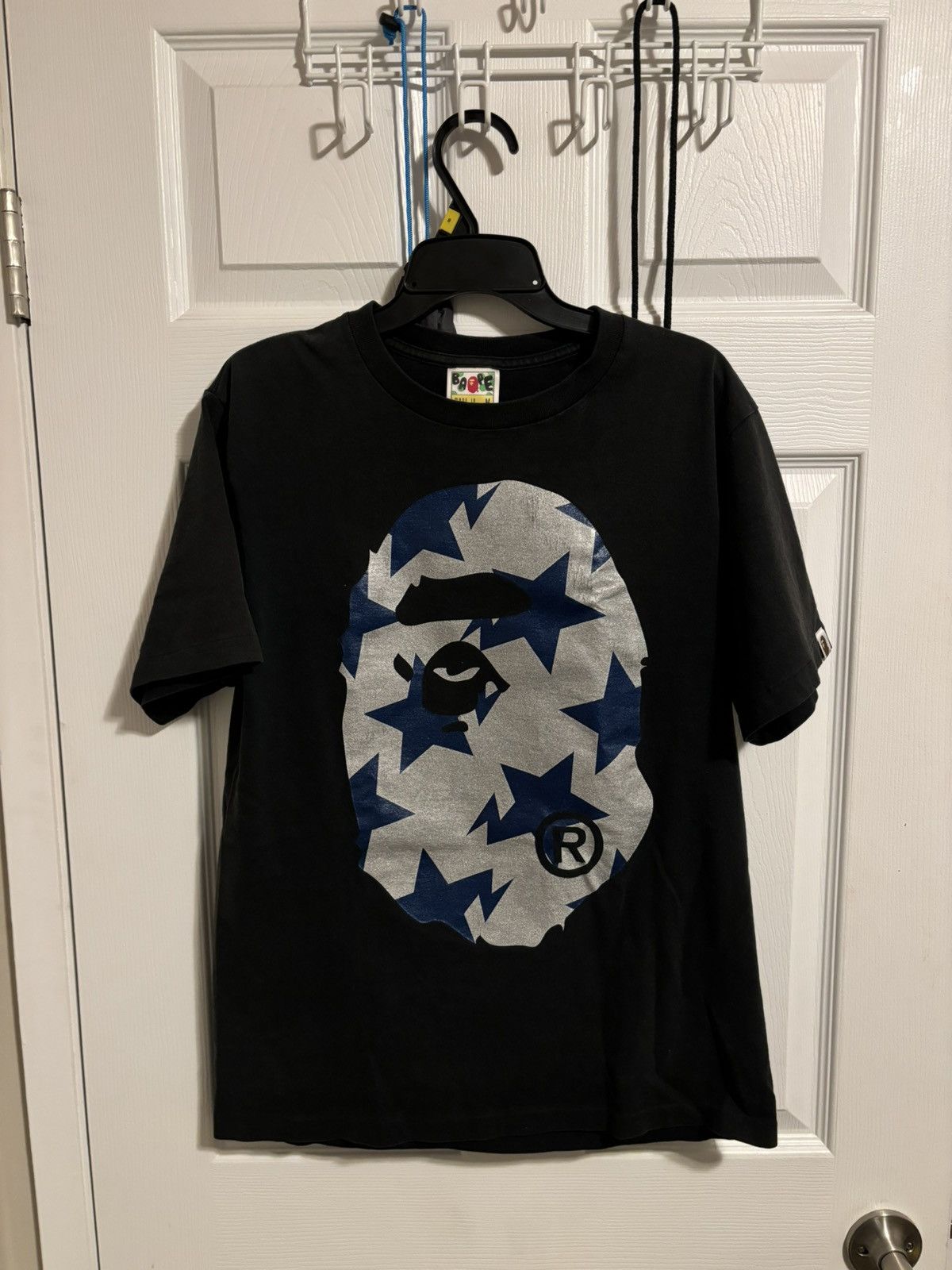 Bape Bape Big Head Logo Print T-Shirt Size US M / EU 48-50 / 2 - 1 Thumbnail
