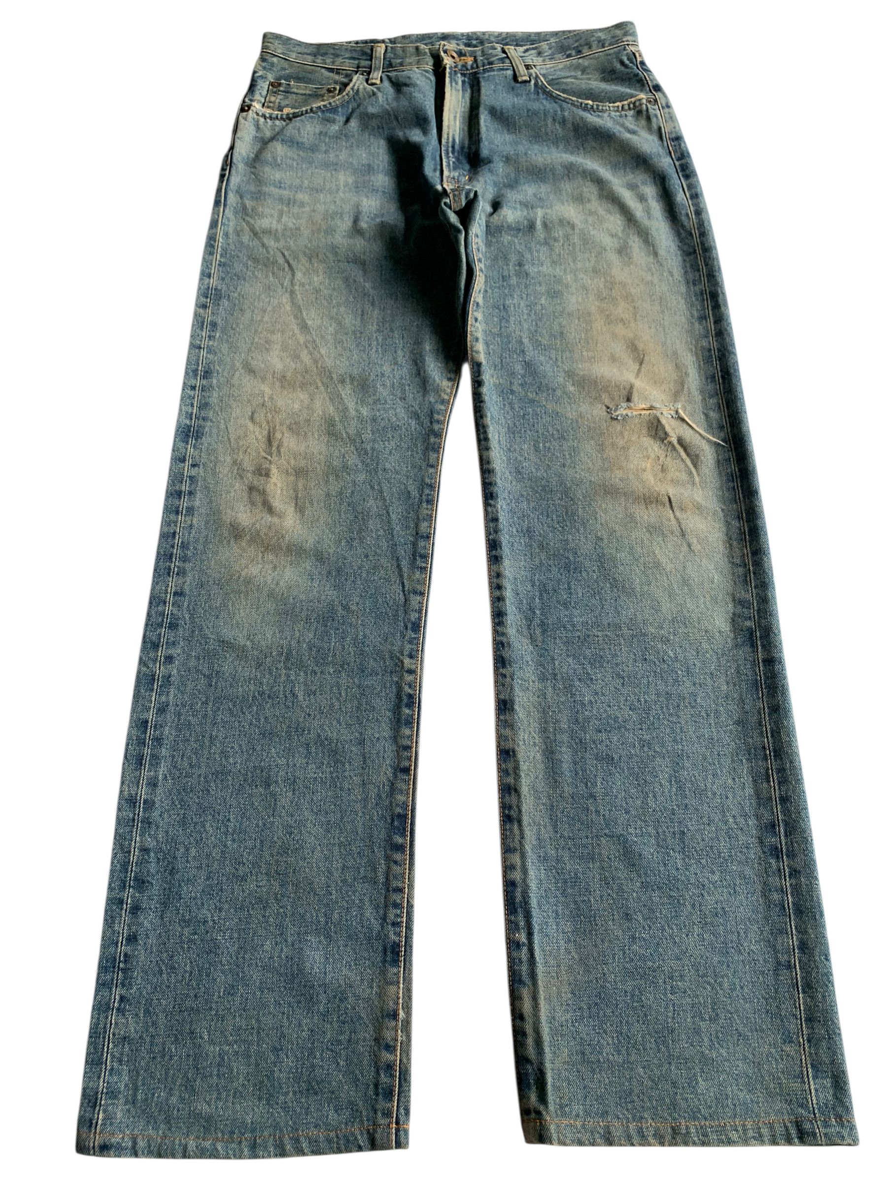 Japanese Brand × Kapital × Vintage VINTAGE EDWIN 505XX SELVEDGE RUSTY DISTRESSED DENIM Size US 34 / EU 50 - 2 Thumbnail