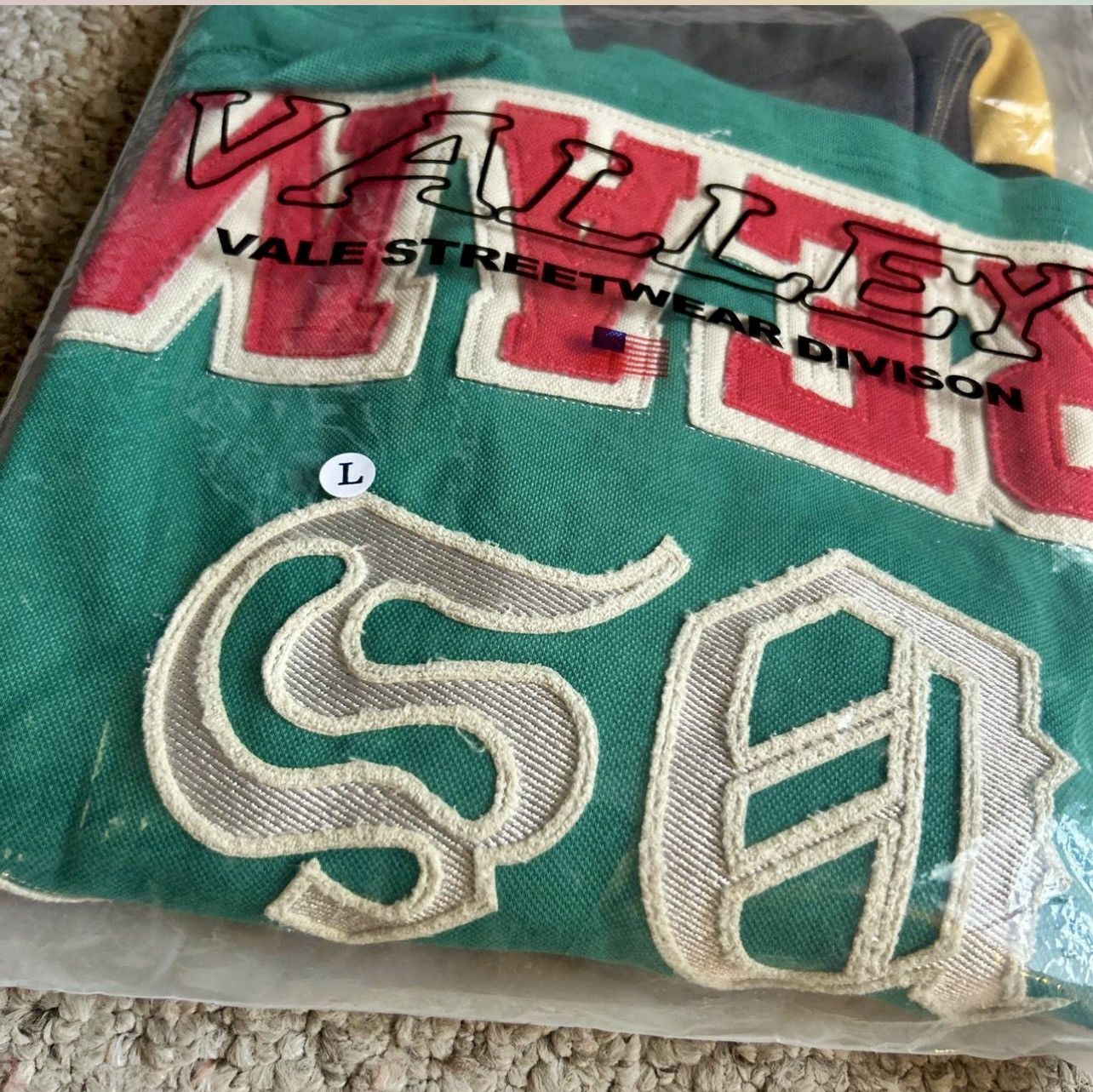 Vale (SOLD)‼️ Rugby Long Sleeve Shirt – Patchwork/ Large) Size US L / EU 52-54 / 3 - 4 Thumbnail