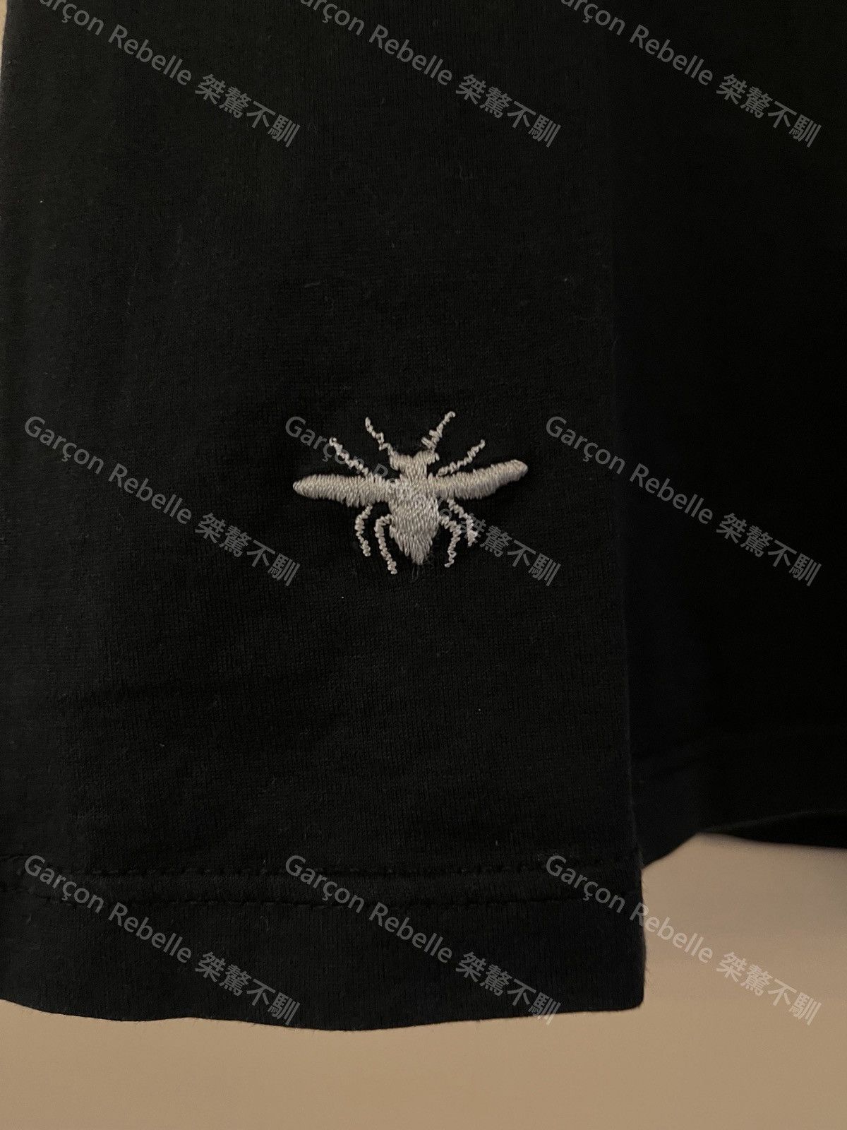 Dior Dior Homme Hedi Slimane 07ss Bee Embroidered Tank Top Size US S / EU 44-46 / 1 - 2 Thumbnail