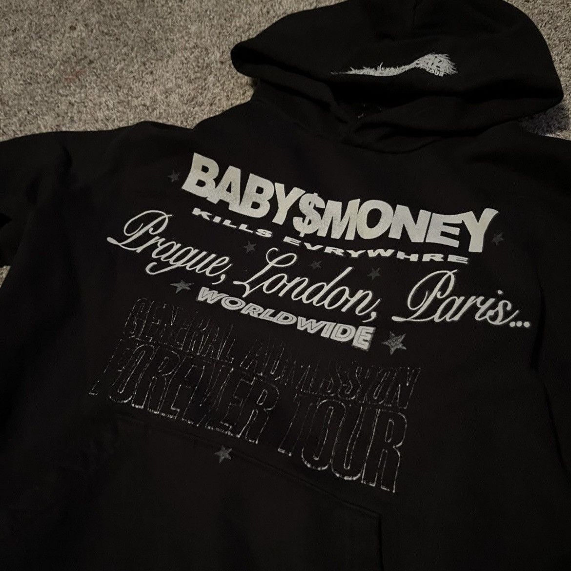 Destroy Lonely DESTROY LONELY BABY MONEY TOUR HOODIE Size US XL / EU 56 / 4 - 2 Thumbnail