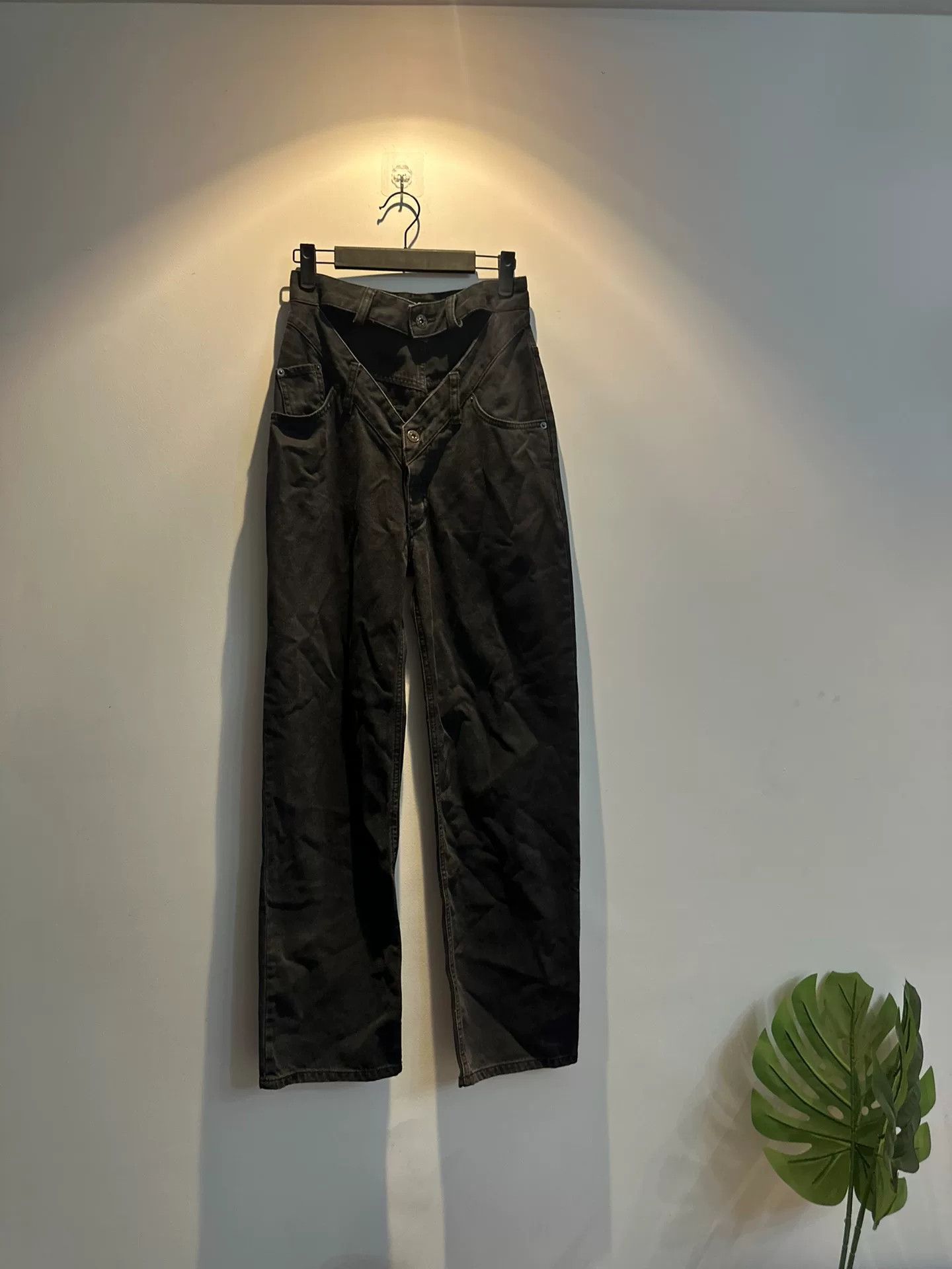 Y/Project deconstructed dual-waist denim pants Size US 26 / EU 42 - 1 Thumbnail