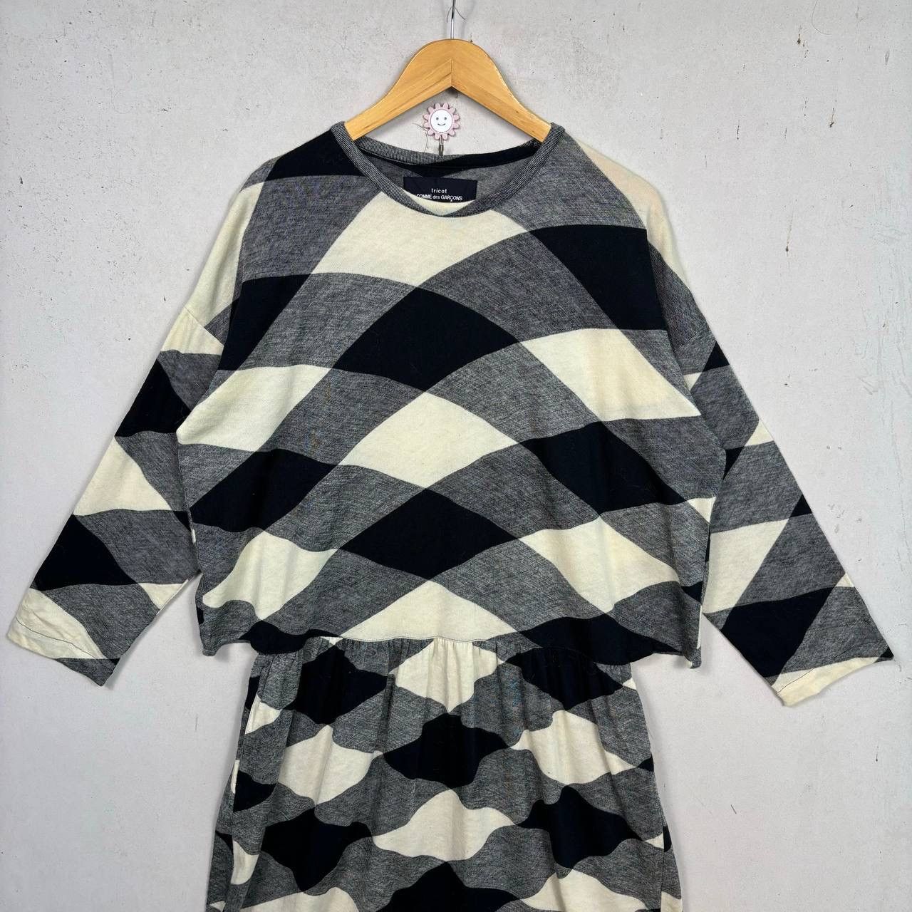 Comme des Garcons tricot Comme Des Garcons Archive Argyle Wool Dress Japan Size L / US 10 / IT 46 - 5 Thumbnail