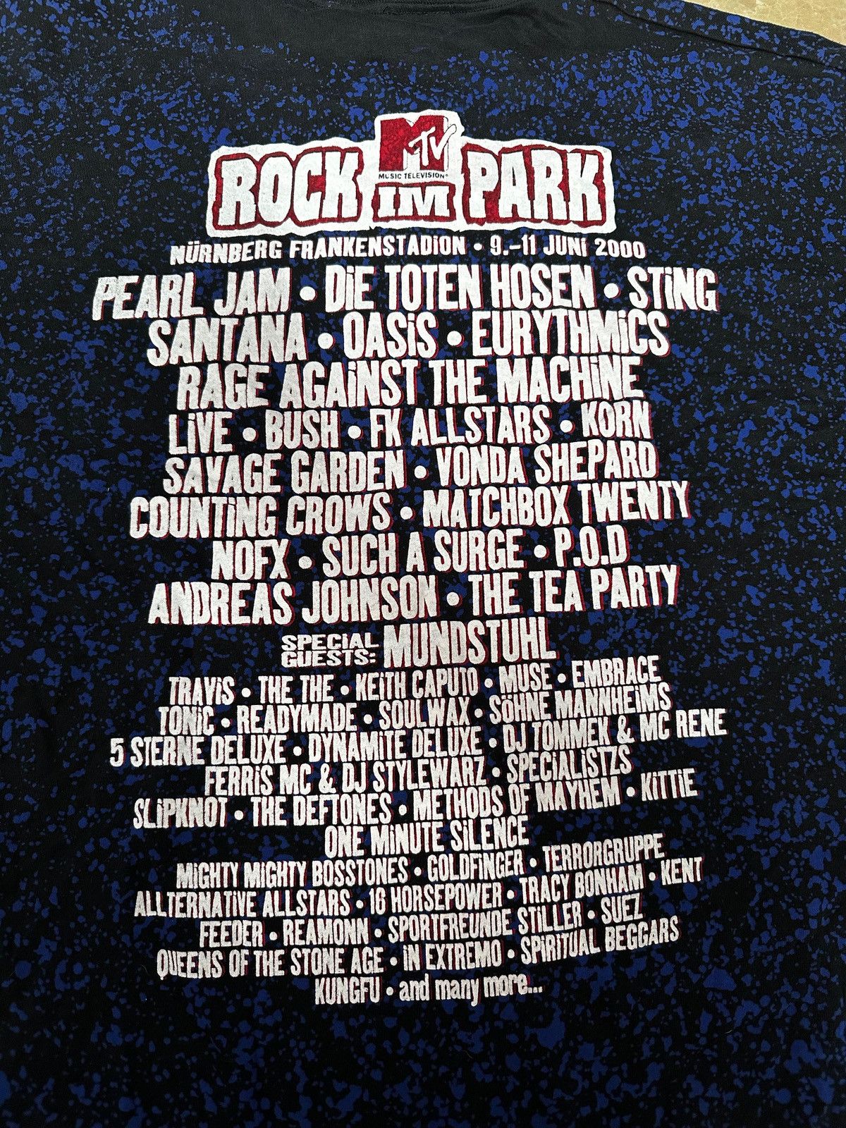 Band Tees Vintage Deadstock MTV Rock IM Park 2000 Size US XL / EU 56 / 4 - 4 Thumbnail
