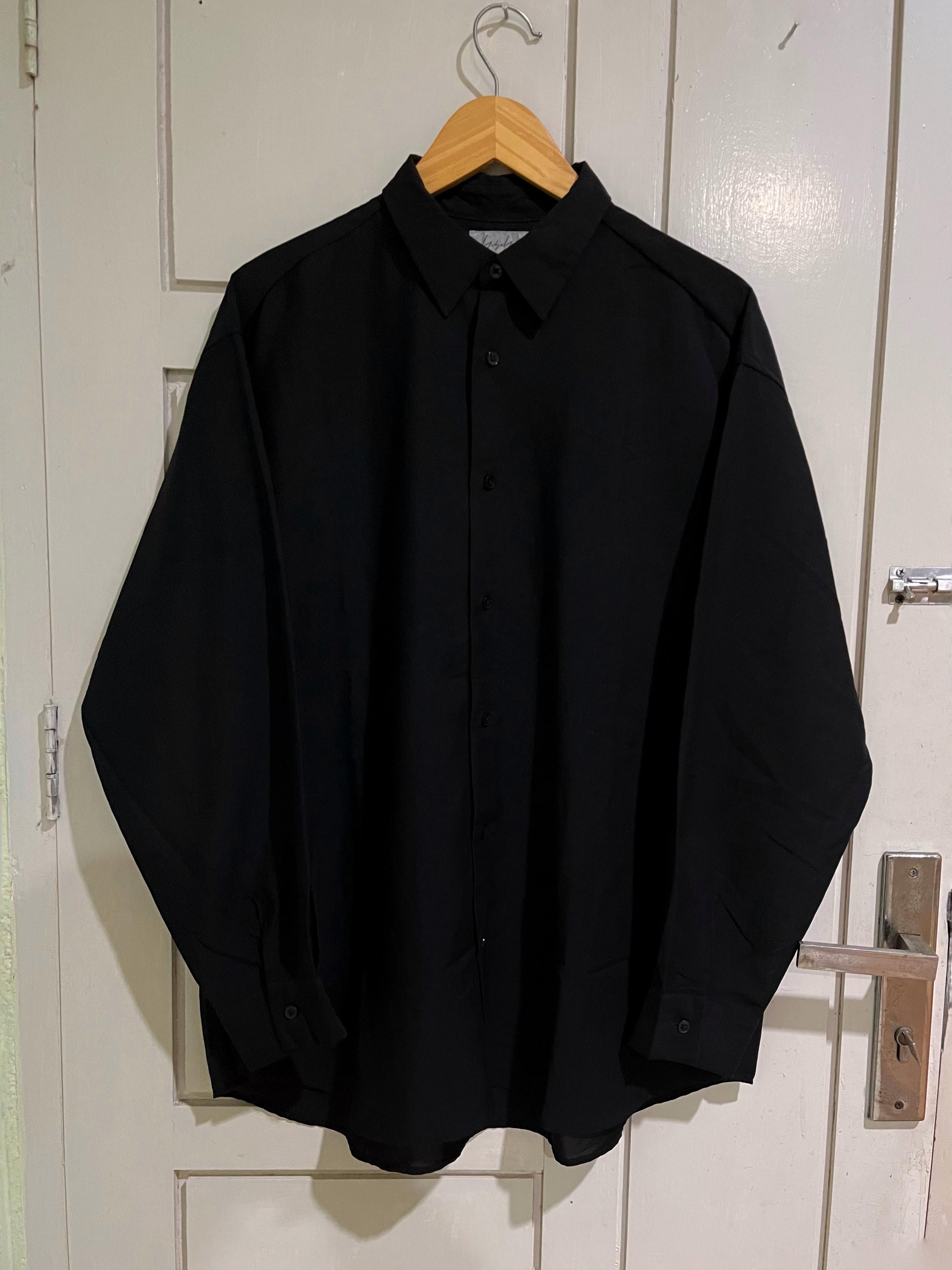 Yohji Yamamoto Yohji yamamoto pour homme black shirt Size US L / EU 52-54 / 3 - 1 Thumbnail