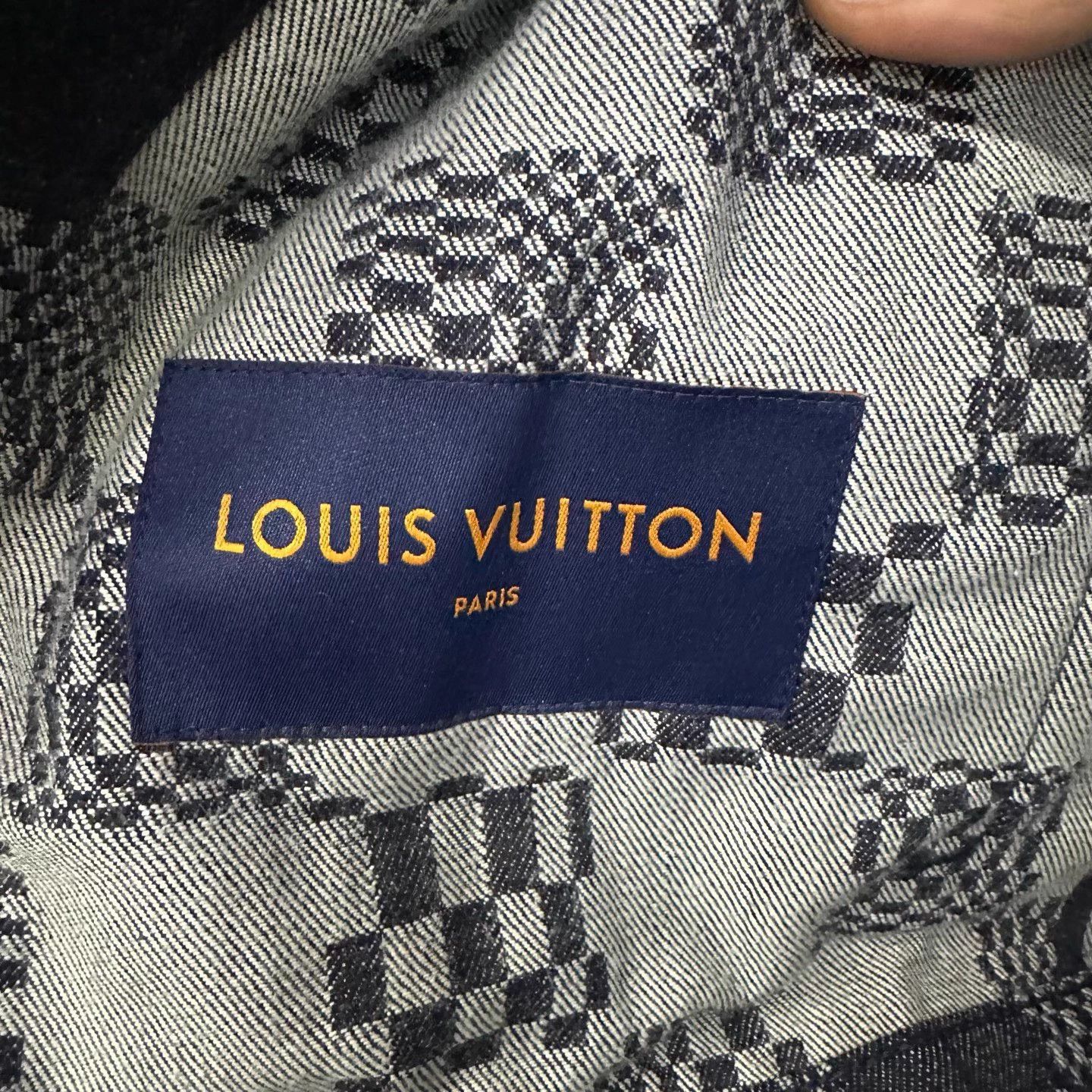 Louis Vuitton Checkered Single-Breasted Casual Long-Sleeve Denim Jacket Size US XXL / EU 58 / 5 - 7 Thumbnail