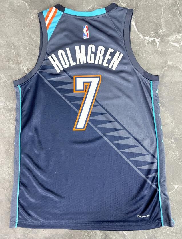 NBA 26 Thunder #7 Chet Holmgren Jersey Size US M / EU 48-50 / 2 - 2 Thumbnail