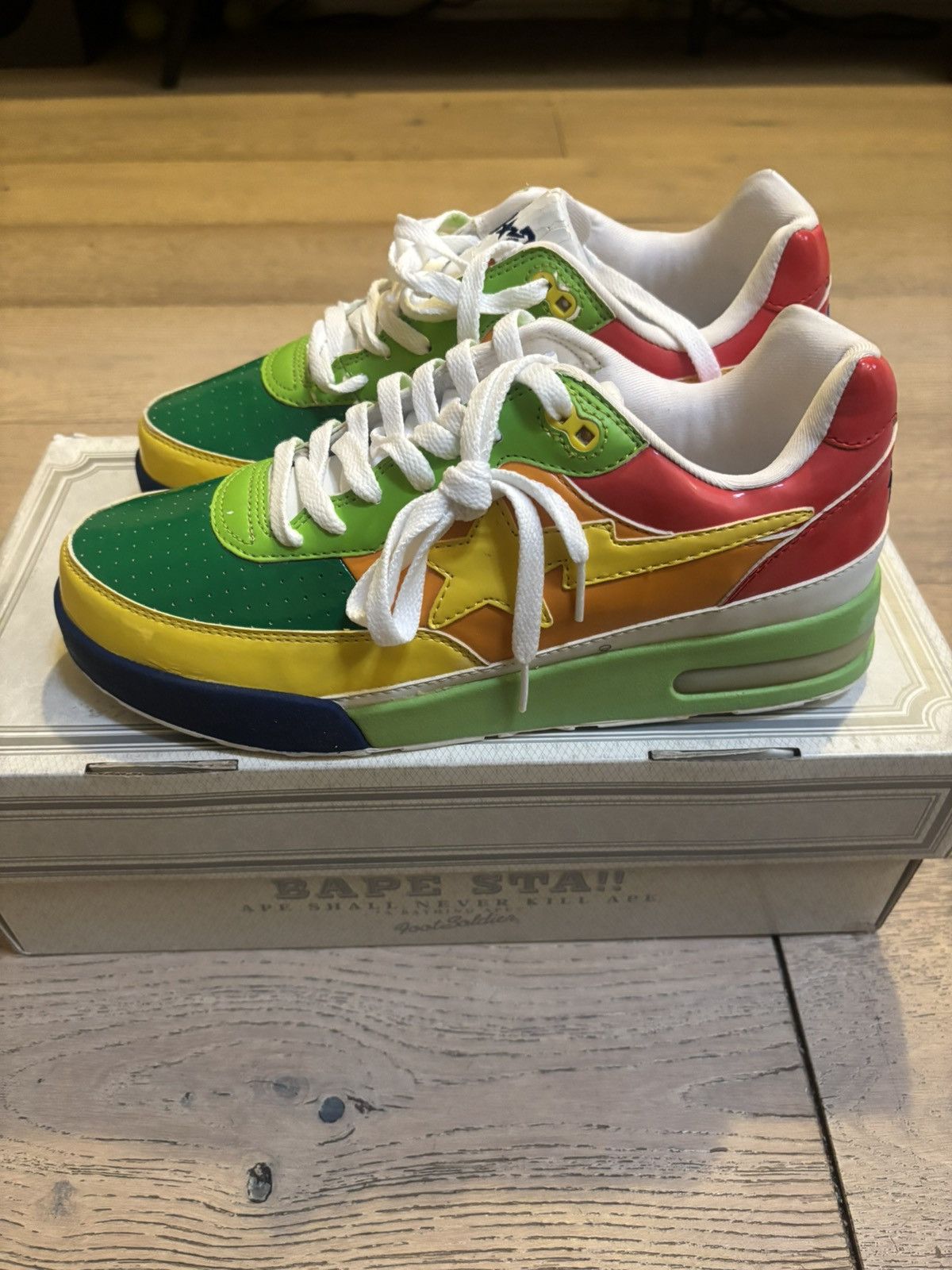 Bape Bape Roadsta 'Rainbow' (2006) Size US 9.5 / EU 42-43 - 1 Thumbnail