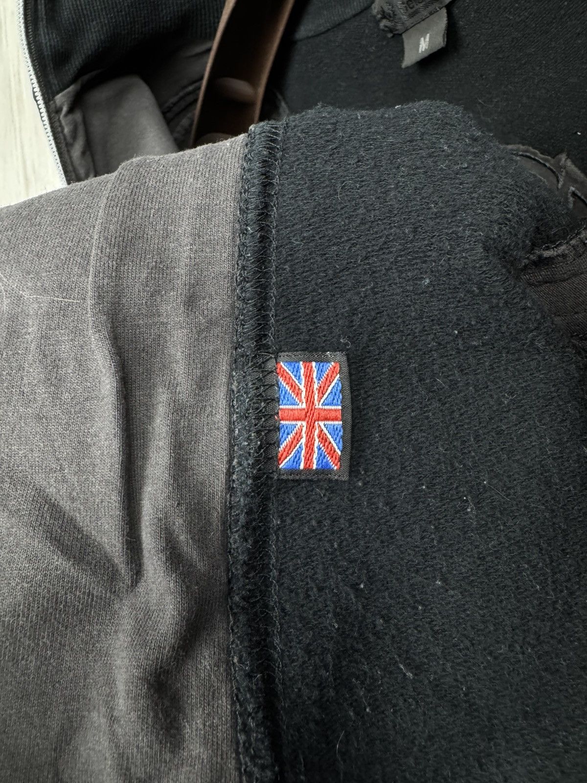 Belstaff Belstaff vintage big logo black full double zip sweater Size US M / EU 48-50 / 2 - 13 Thumbnail