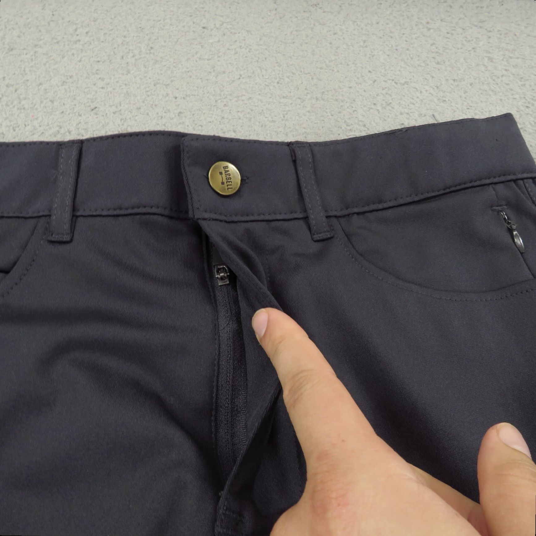 Vintage Barbell Apparel Pants Mens 28x32 Charcoal Slim Fit Athletic Flex Commuter Chinos Size US 28 / EU 44 - 6 Thumbnail