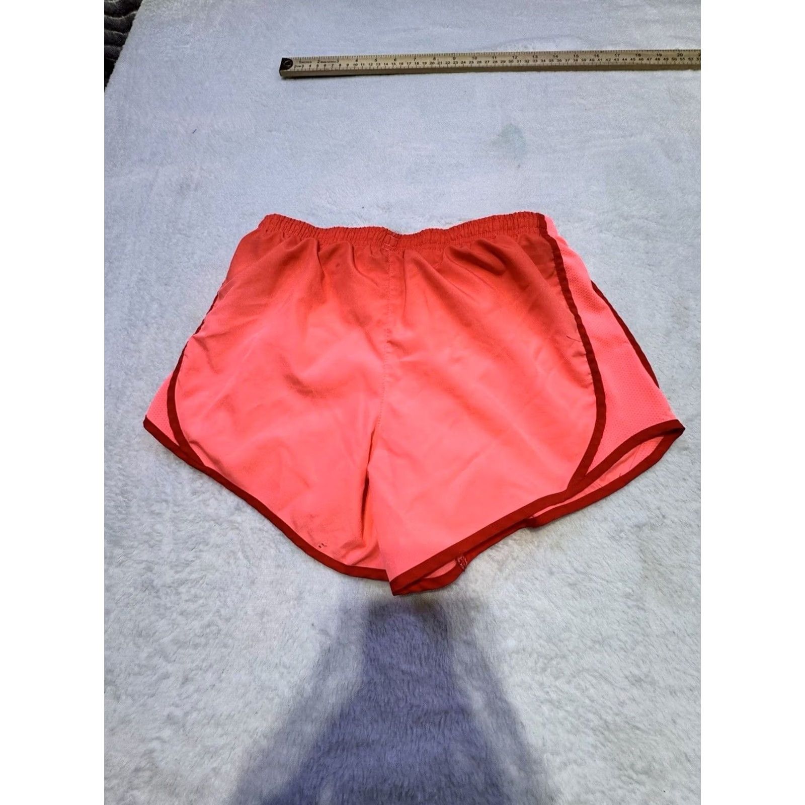 Nike Nike Shorts Women’s Large Ombré Orange Lined Dri-Fit Athletic Active Workout Run Size 32" / US 10 / IT 46 - 4 Thumbnail