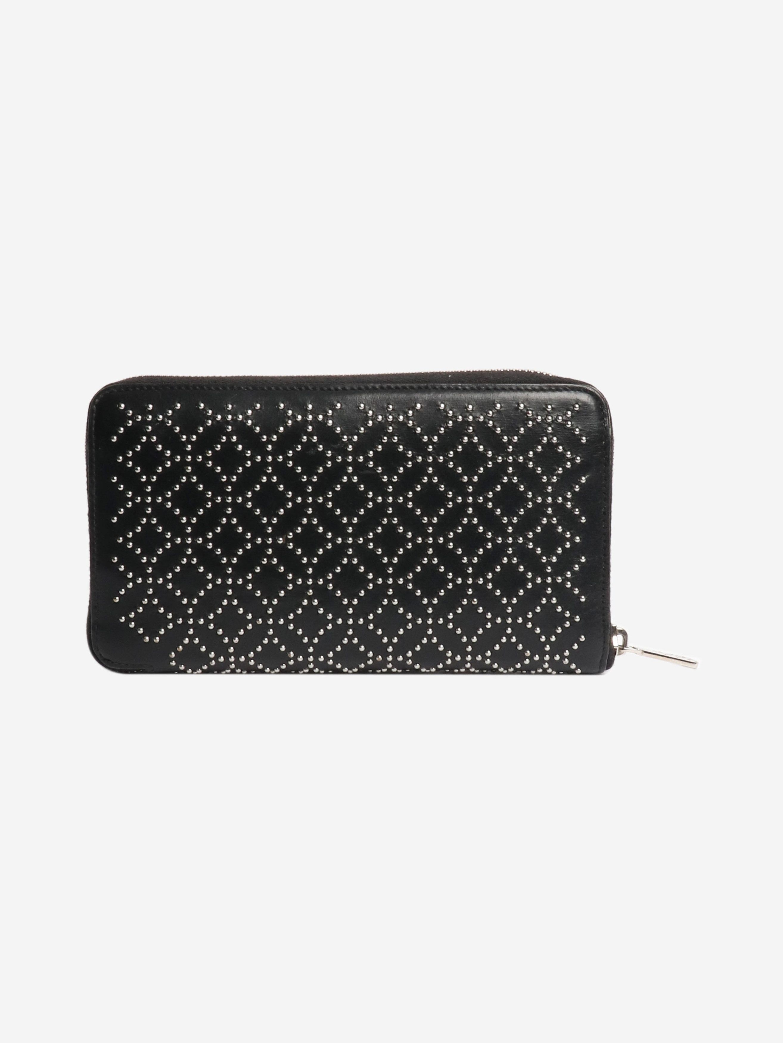 Other Black leather studded wallet Size ONE SIZE - 1 Thumbnail