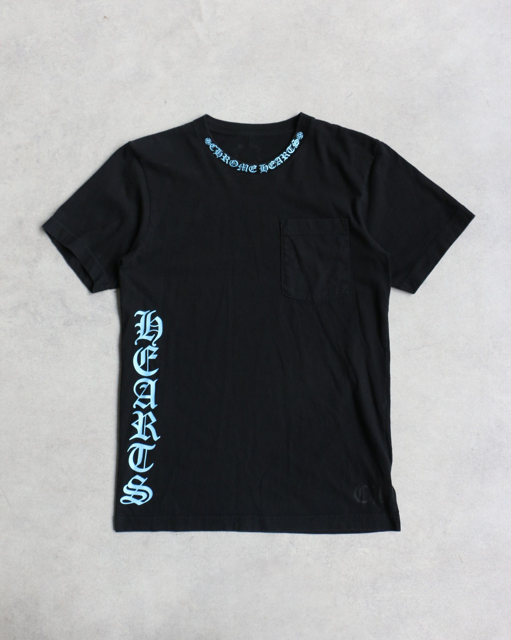 Chrome Hearts Chrome Hearts Neck Logo T-Shirt Black | Grailed