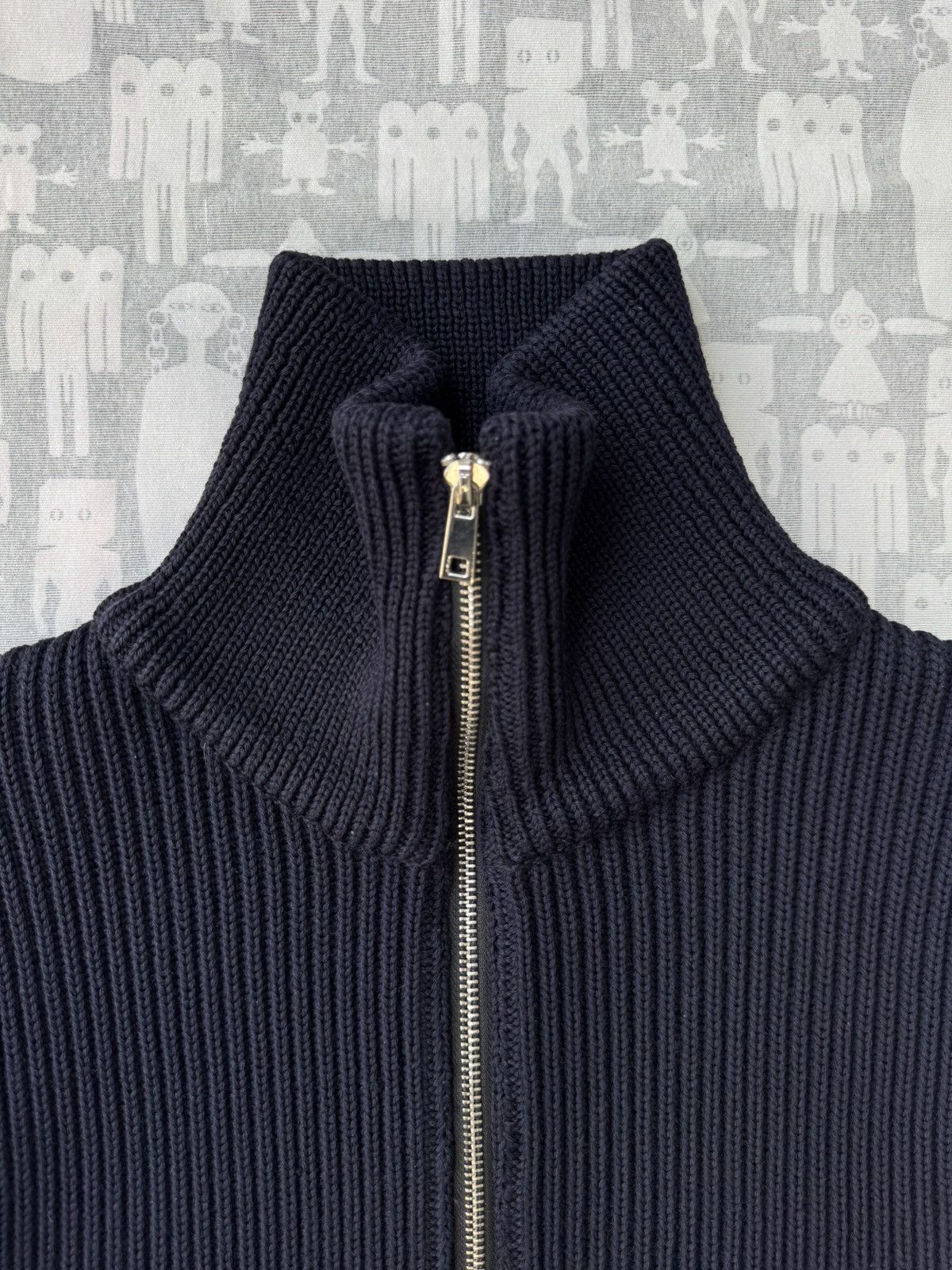 Maison Margiela Maison Martin Margiela AW00 Camionneur Drivers Navy Knit Size US M / EU 48-50 / 2 - 2 Thumbnail