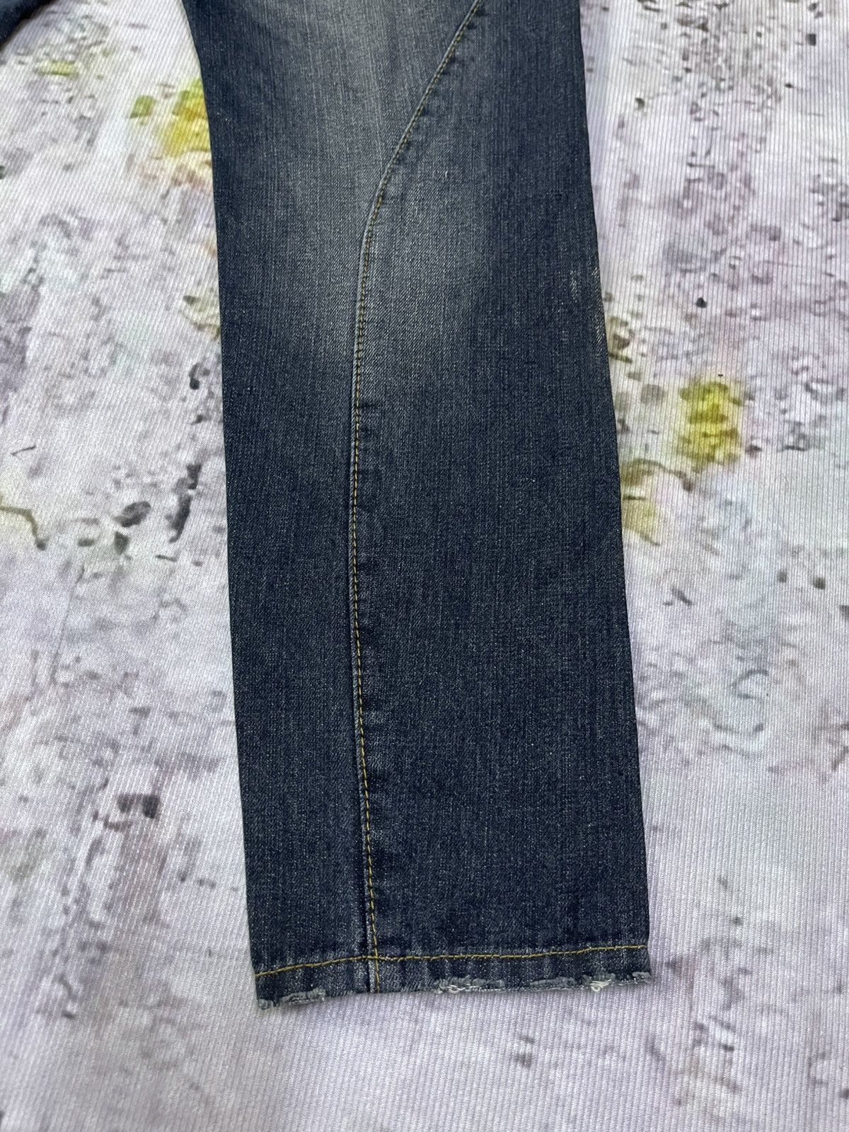 If Six Was Nine × Japanese Brand × Vintage Distressed Japan Jeans Cattle Drive Velvet Back Pocket Size US 31 - 6 Thumbnail