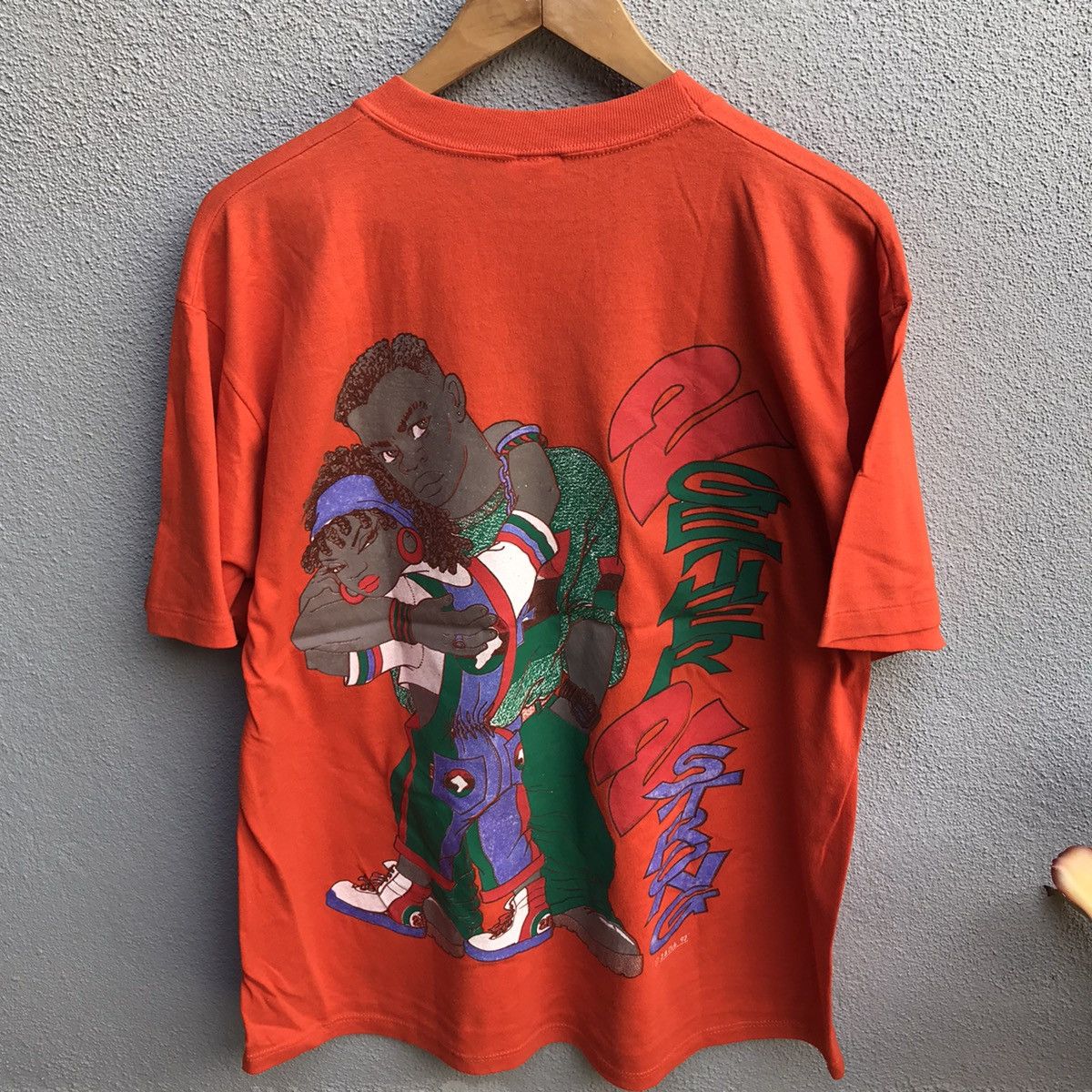 Rap Tees Vintage 90s Together too strong black tee rap hiphop Size US L / EU 52-54 / 3 - 3 Thumbnail