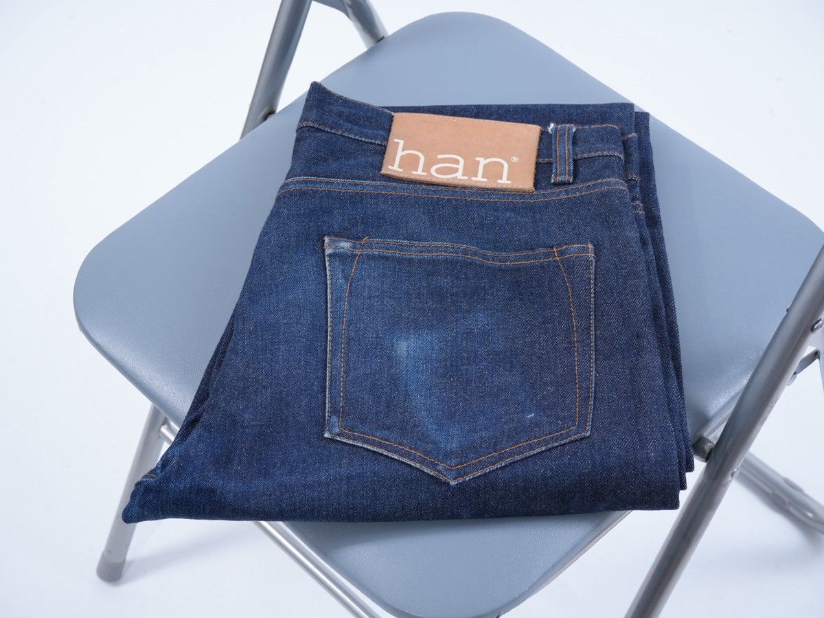 Han Kjobenhavn Selvedge Slim Fit Heavy Indigo Denim Jeans