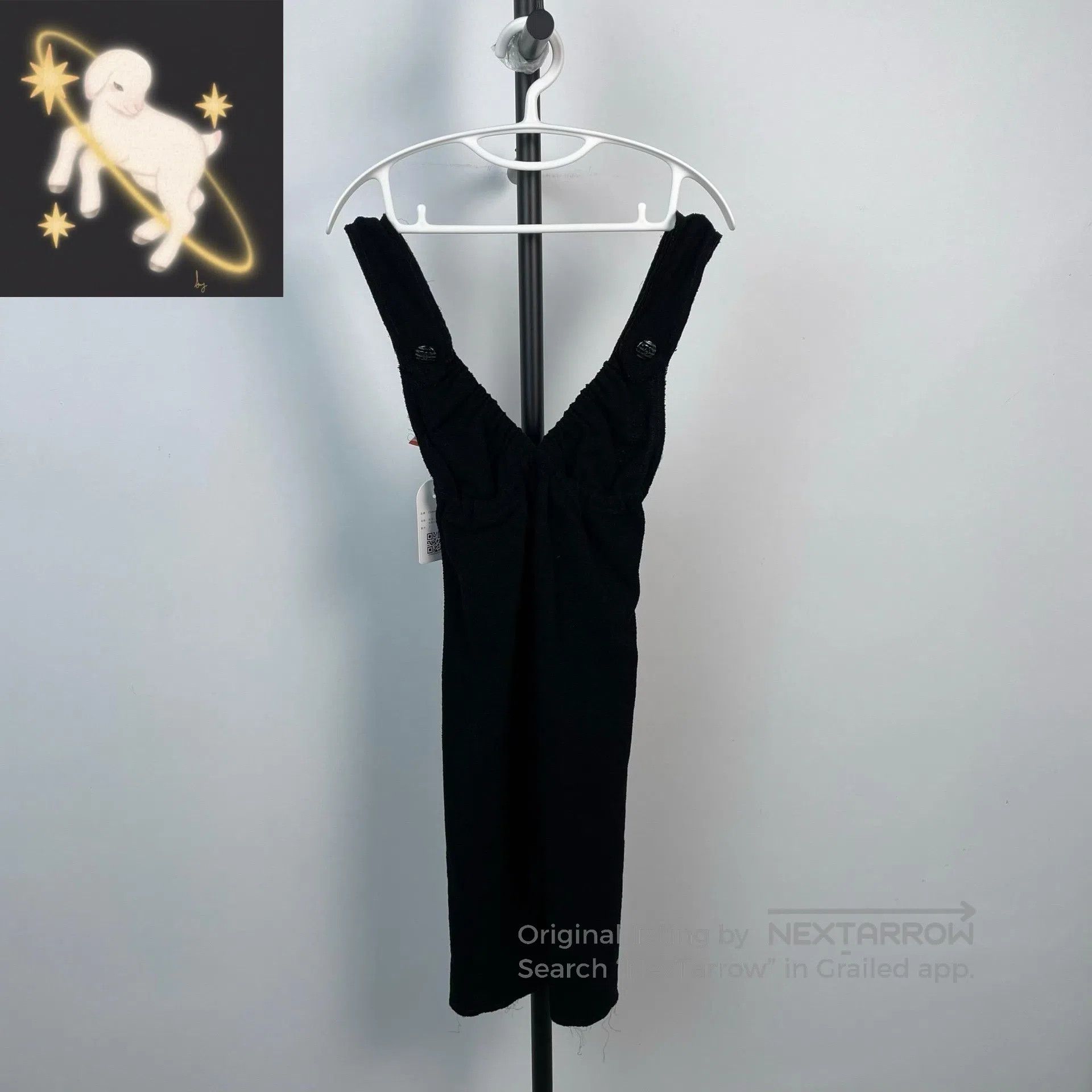 Chanel Chanel Vacation Series Black Wool Tweed Vest Dress Size 34 Size XXS / US 00 / IT 34 - 1 Thumbnail