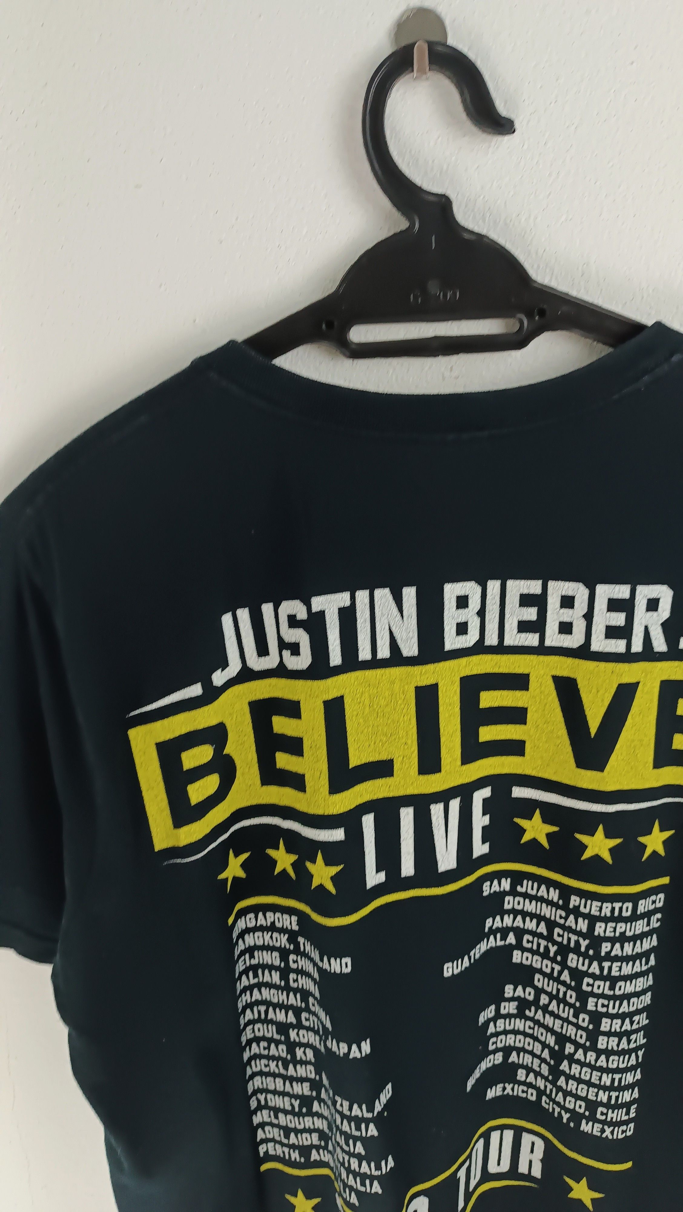 Vintage VINTAGE '13 JUSTIN BIEBER BELIEVE TOUR TEE swift grande Size US M / EU 48-50 / 2 - 13 Thumbnail
