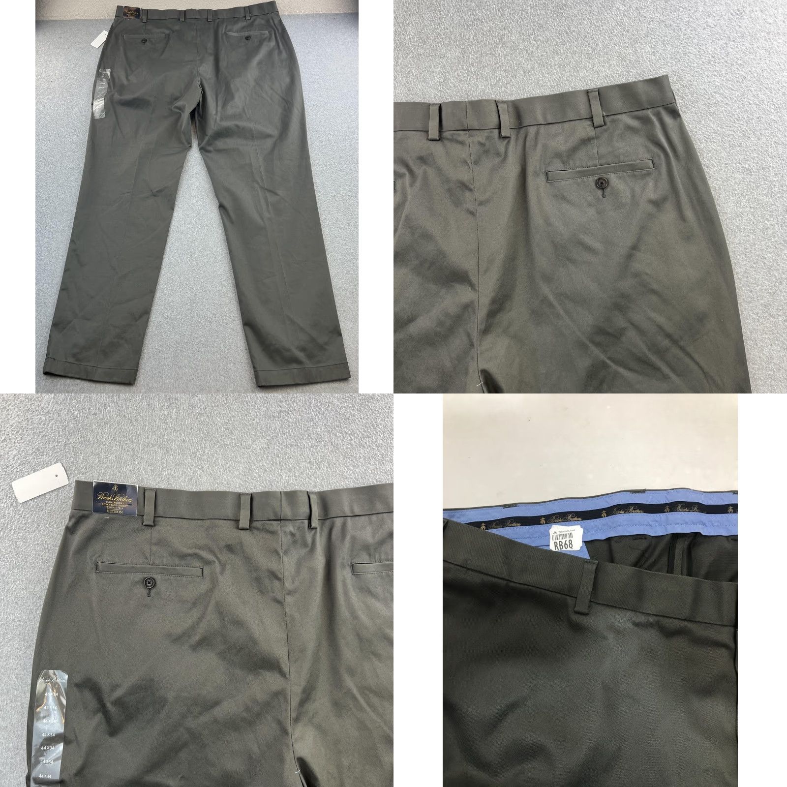 Brooks Brothers Brooks Brothers Pants Mens 44x34 Gray Advantage Chino Light Stretch Casual Size US 44 / EU 60 - 9 Thumbnail