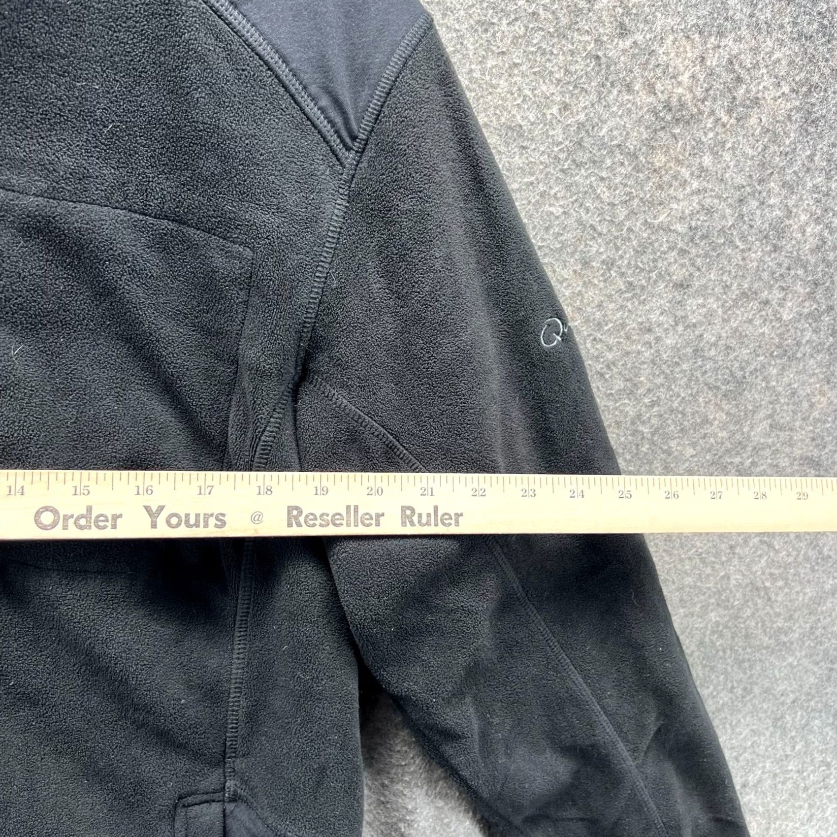 Quiksilver VINTAGE Quiksilver Jacket Mens L Black Full Zip Fleece Sherpa Polyester Y2K Size US L / EU 52-54 / 3 - 4 Thumbnail