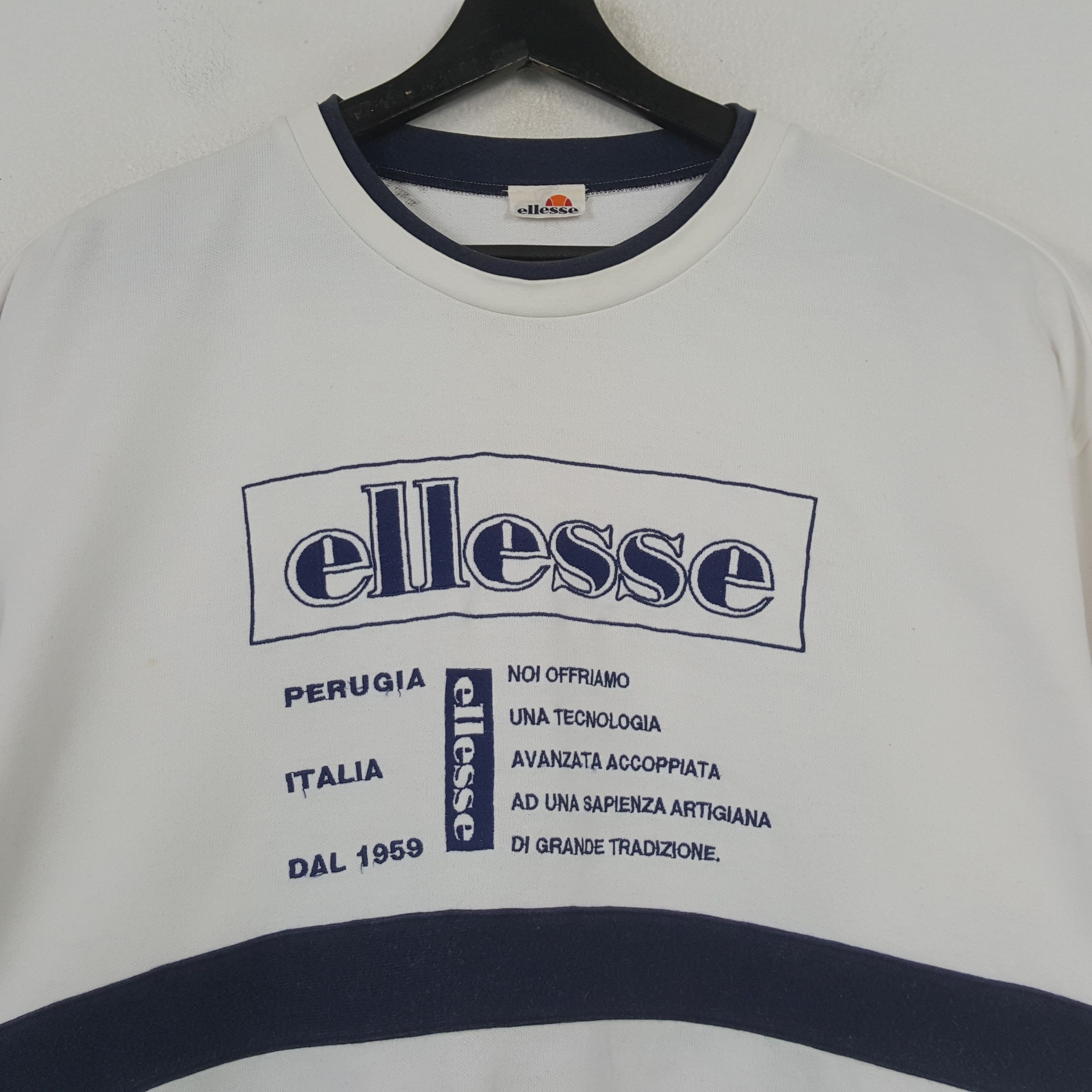 Ellesse ELLESSE Spellout Design Sweatshirt C293N16 Size US L / EU 52-54 / 3 - 2 Thumbnail
