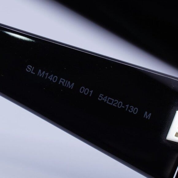 Saint Laurent Paris 🕶️ New Saint Laurent SL M140 RIM 001 Black Sunglasses Size ONE SIZE - 7 Thumbnail
