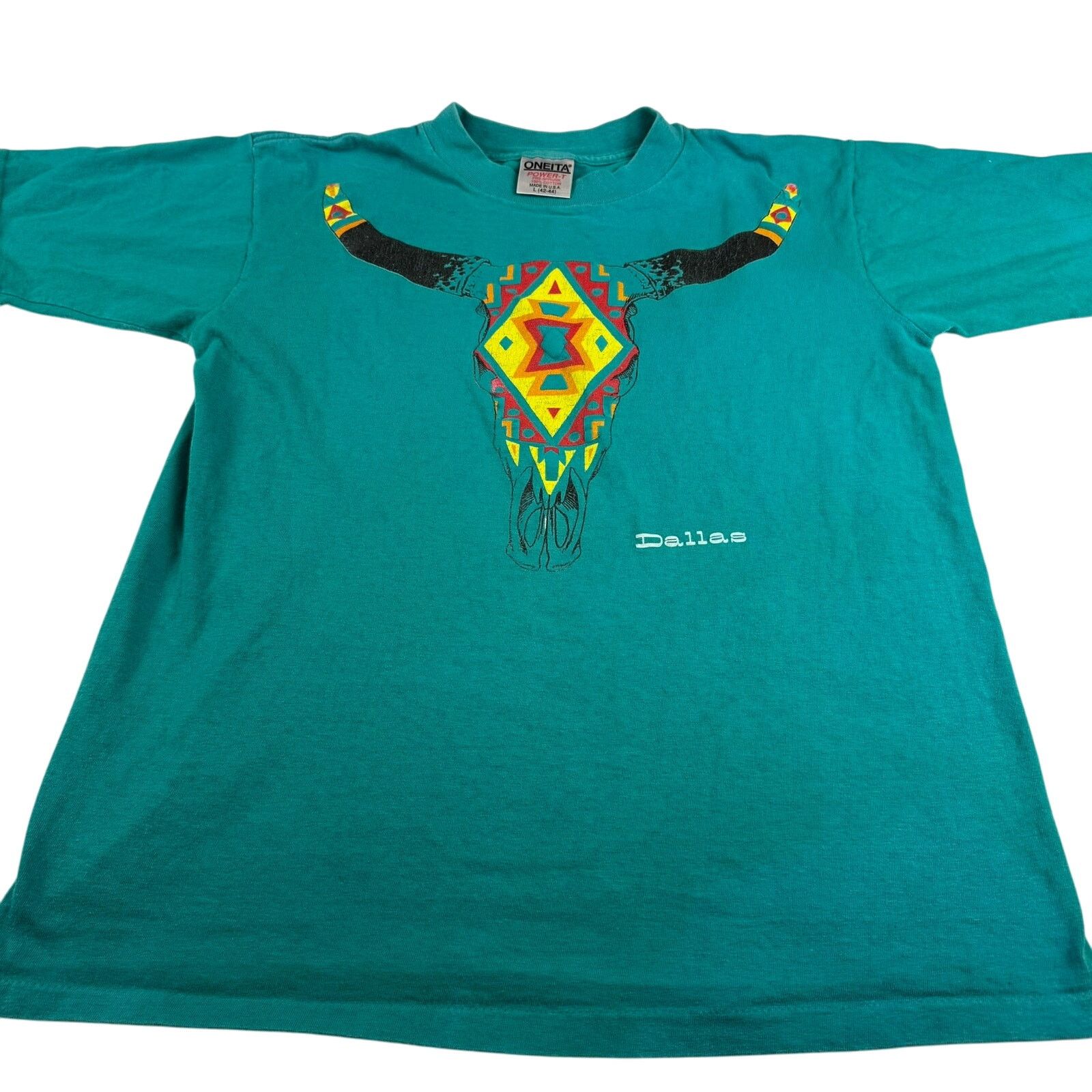 Other Vintage Dallas Texas Bull T-Shirt - Size Large - USA Made Size US L / EU 52-54 / 3 - 1 Thumbnail