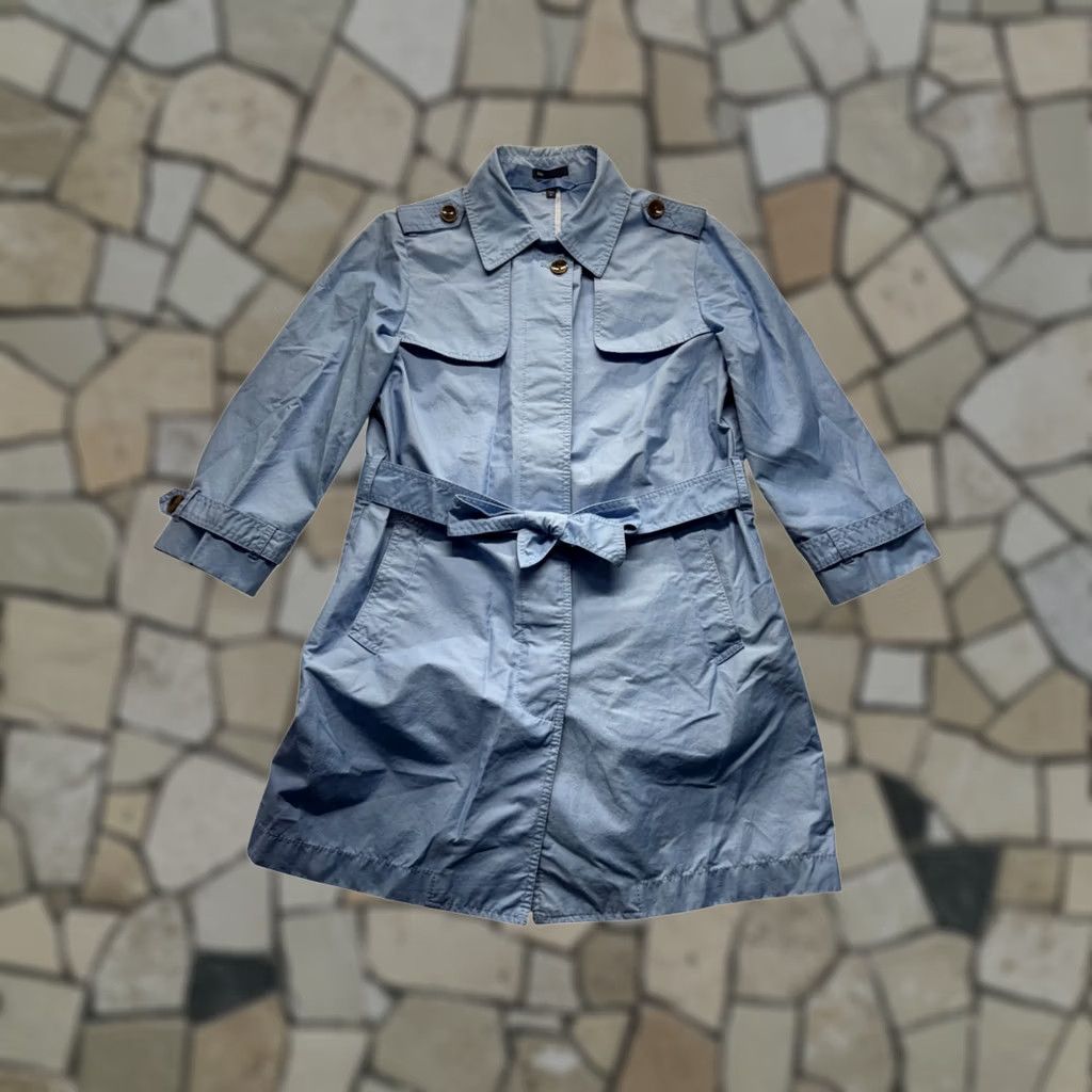 Gap Gap Trench Coat Belted Light Blue Womens M Size M / US 6-8 / IT 42-44 - 1 Thumbnail