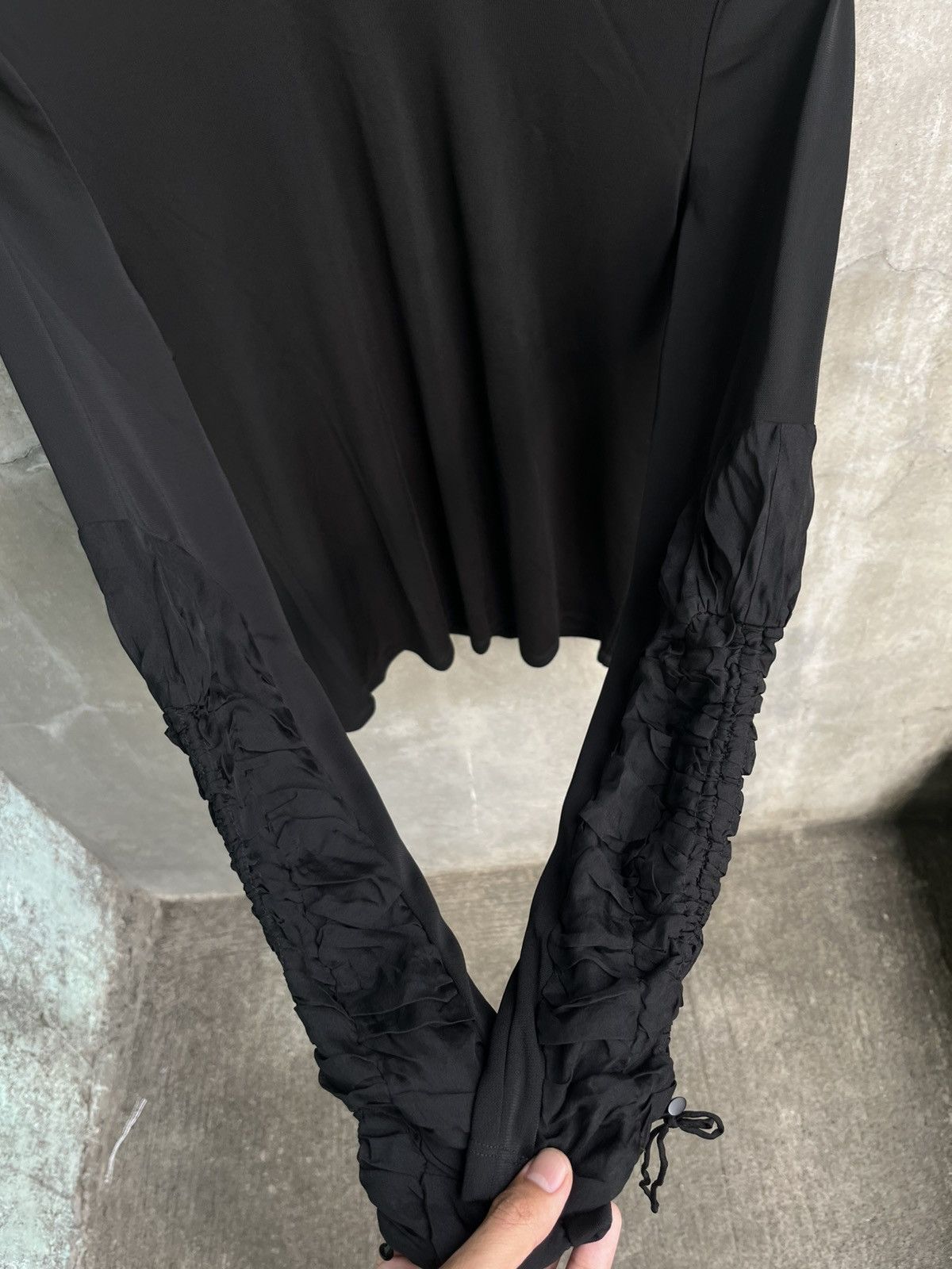 Maison Margiela SS19 Sheer Sleeve Blouse Size XS / US 0-2 / IT 36-38 - 6 Thumbnail