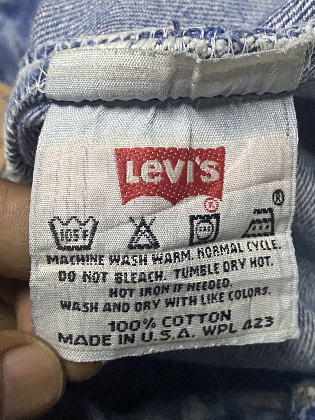 Levi's Levis 501 Y2k Faded Wash Bleach Distressed Jeans Size US 30 / EU 46 - 17 Thumbnail