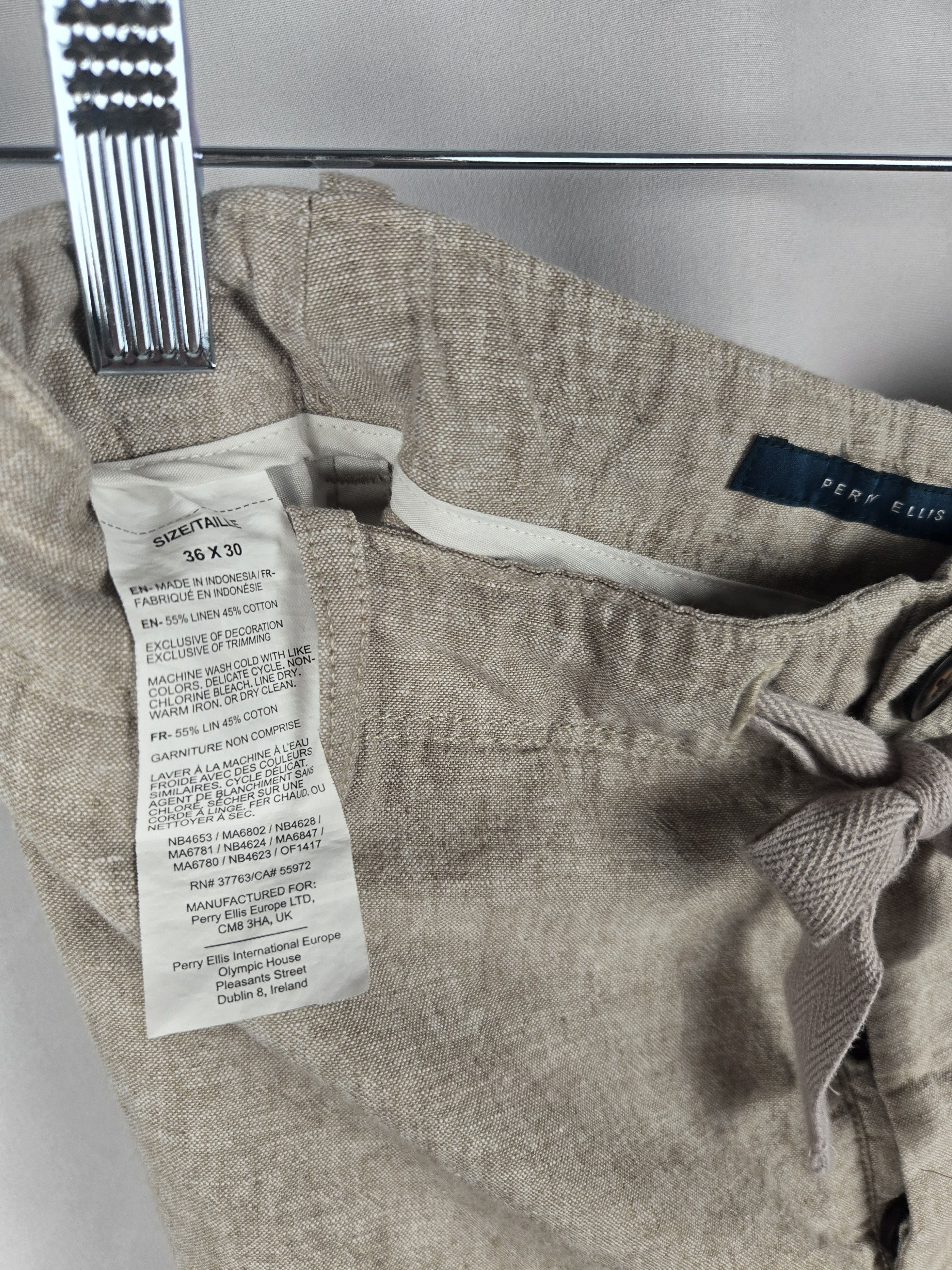 Perry Ellis Perry Ellis Linen Blend Pants Size US 36 / EU 52 - 5 Thumbnail
