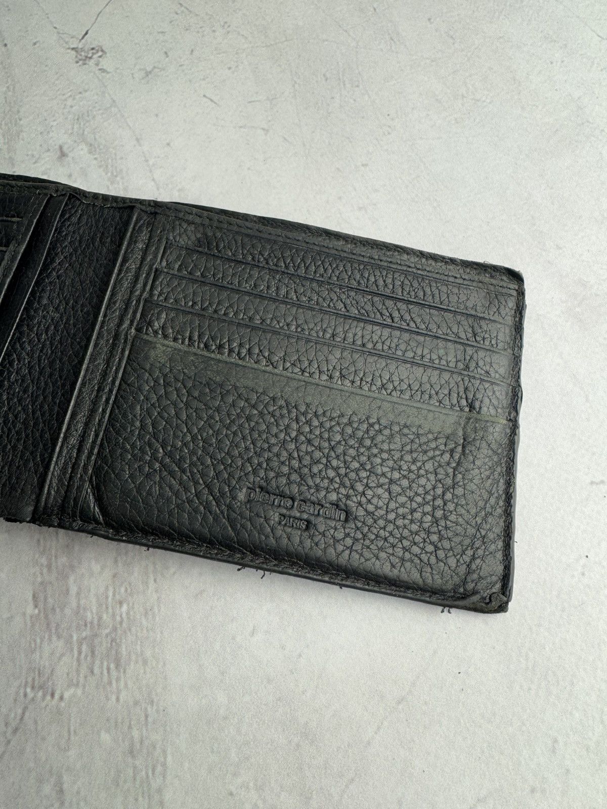 Pierre Cardin × Vintage Pierre Cardin Black Leather Bifold Wallet Size ONE SIZE - 3 Thumbnail