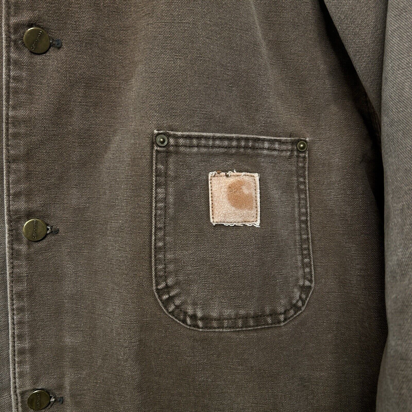 Carhartt Vintage Carhartt Blanket-Lined Chore Coat “Chestnut” C02 CHT Size US XL / EU 56 / 4 - 5 Thumbnail