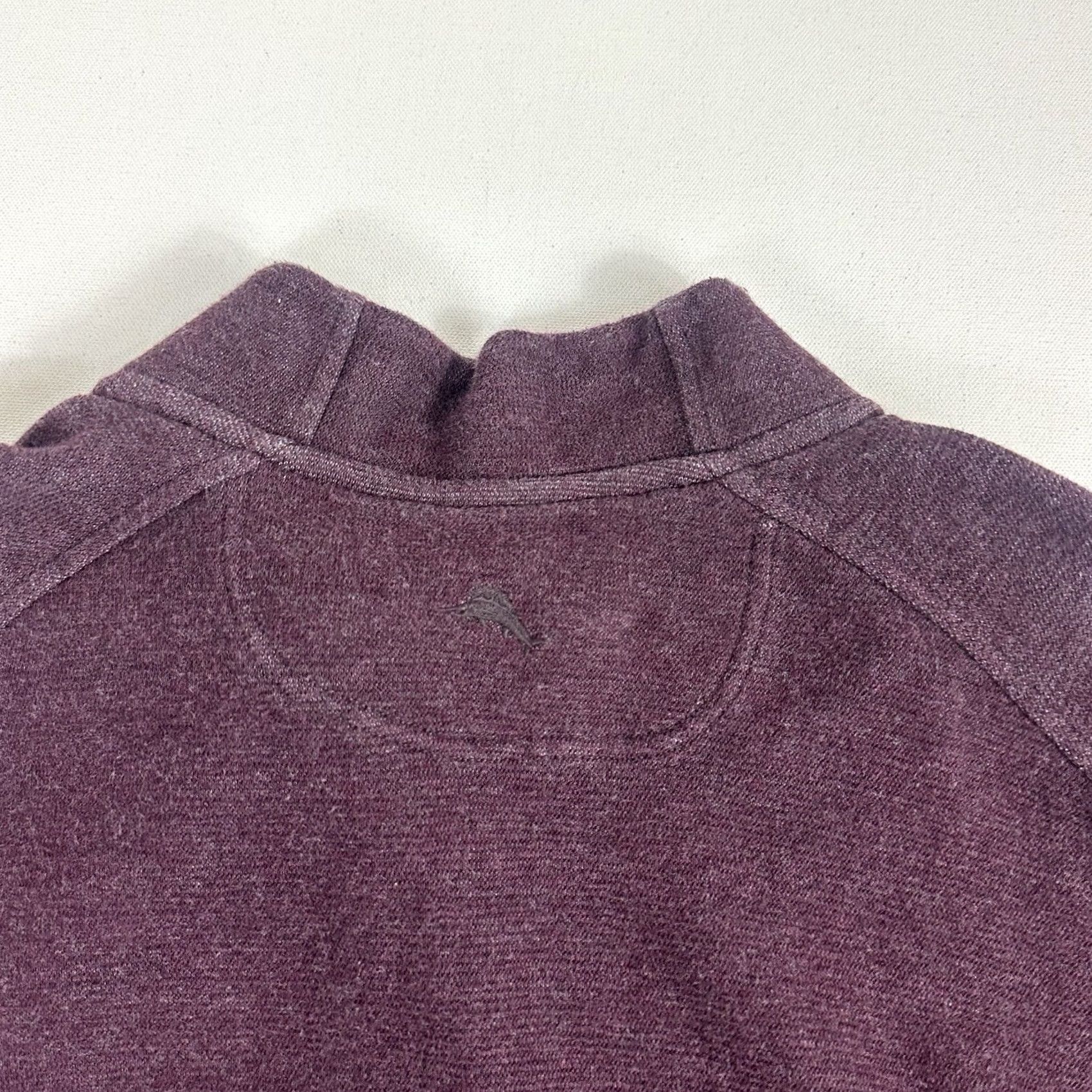 Tommy Bahama Tommy Bahama Sweater Pullover Mock Neck Button 2XL Mens Burgundy Heavyweight Knit Mock Sweatshirt Sweater Size US XXL / EU 58 / 5 - 5 Thumbnail