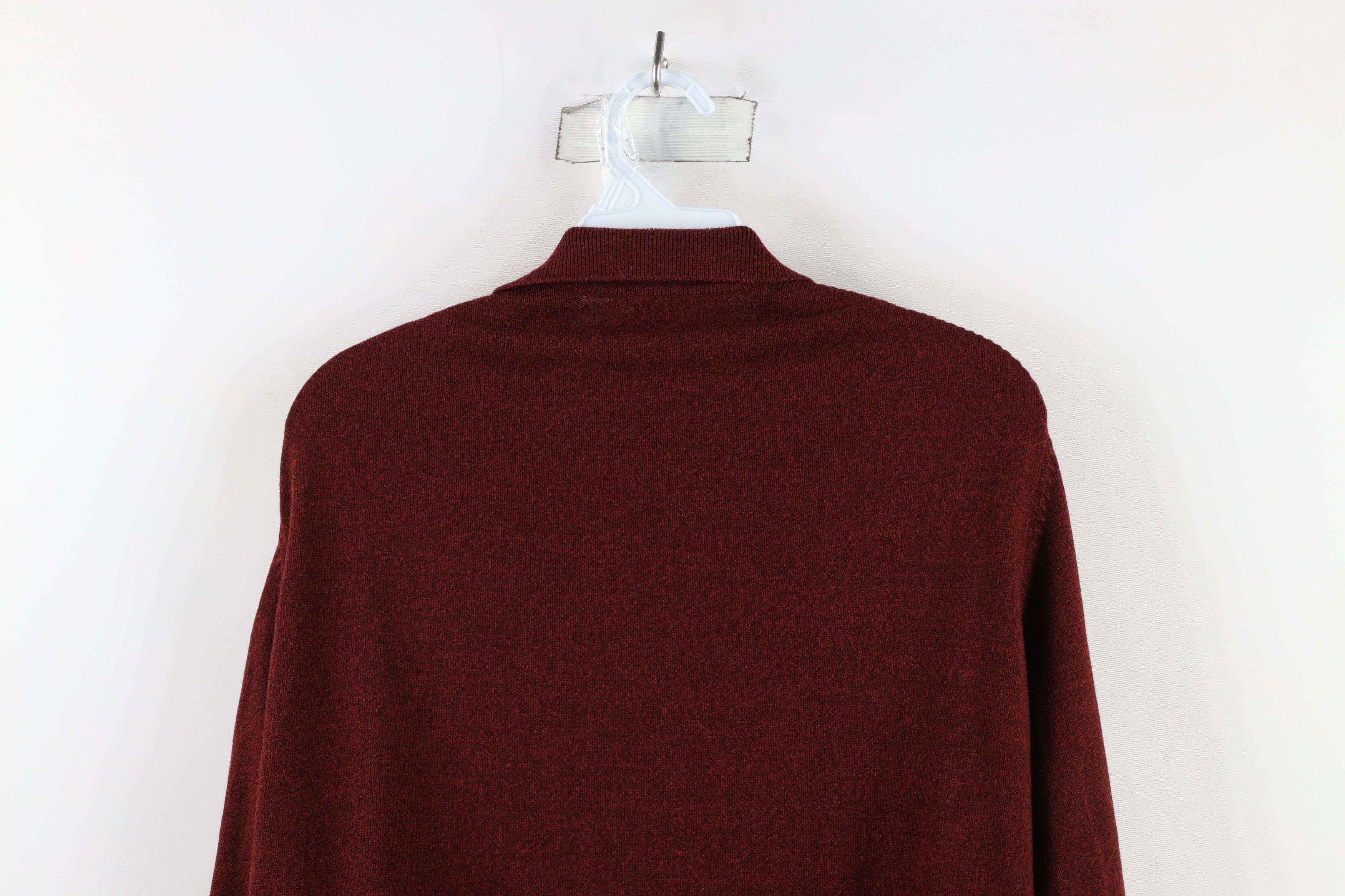 Vintage Vintage 90s Streetwear Ribbed Knit Collared Pullover Sweater Size US L / EU 52-54 / 3 - 9 Thumbnail