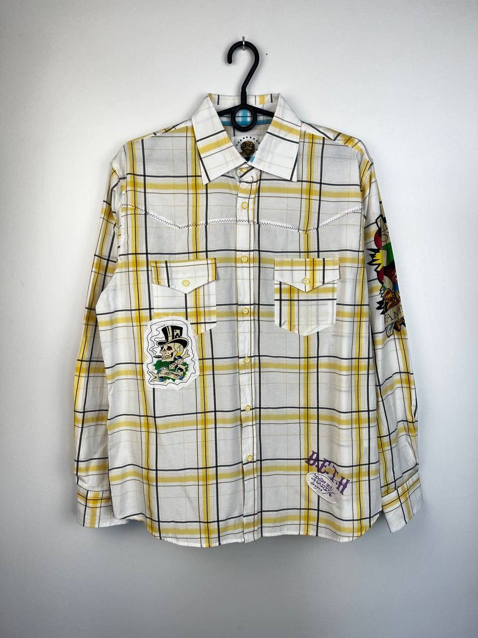Ed Hardy Ed Hardy by Christian Audigier vintage shirt size L Size US L / EU 52-54 / 3 - 1 Thumbnail