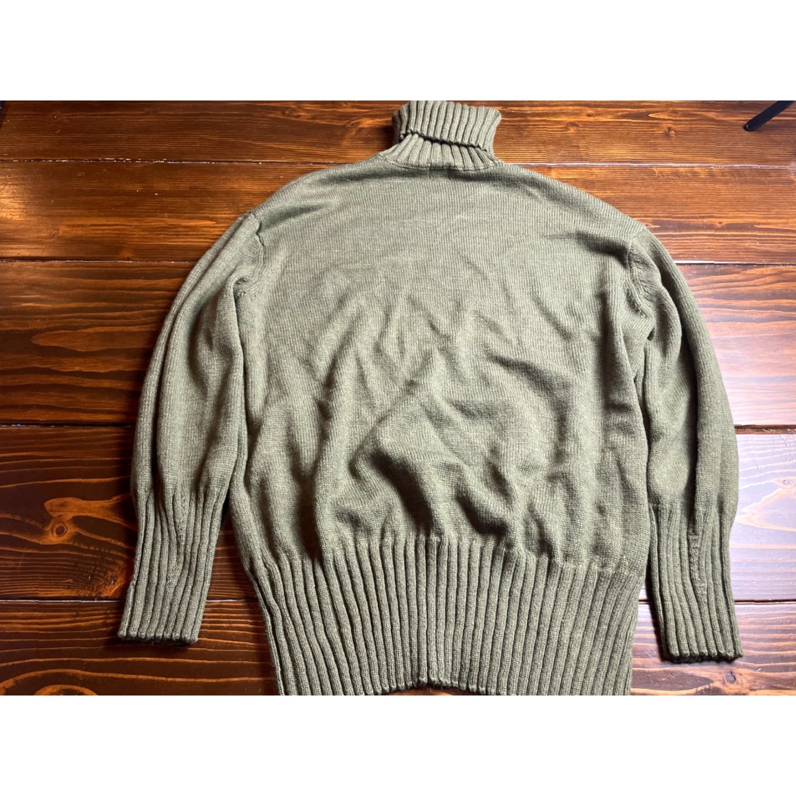 Vintage A New Day Sweater Womens Size M Green Pullover Turtleneck Long Sleeve Casual Winter Size M / US 6-8 / IT 42-44 - 2 Thumbnail